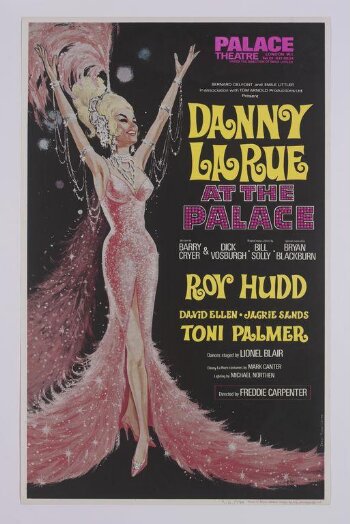 Danny La Rue at the Palace poster