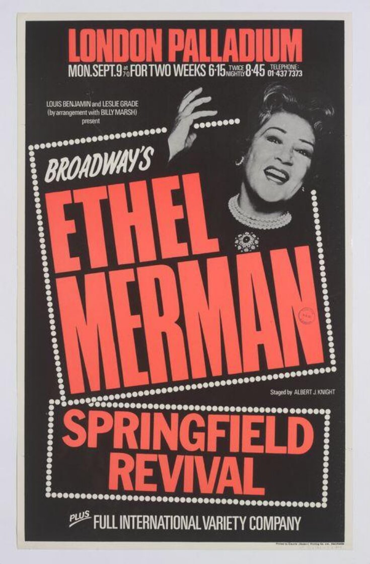 Ethel Merman poster top image