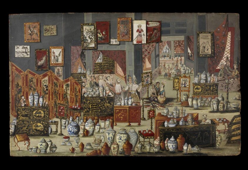 Interior of a Chinese shop