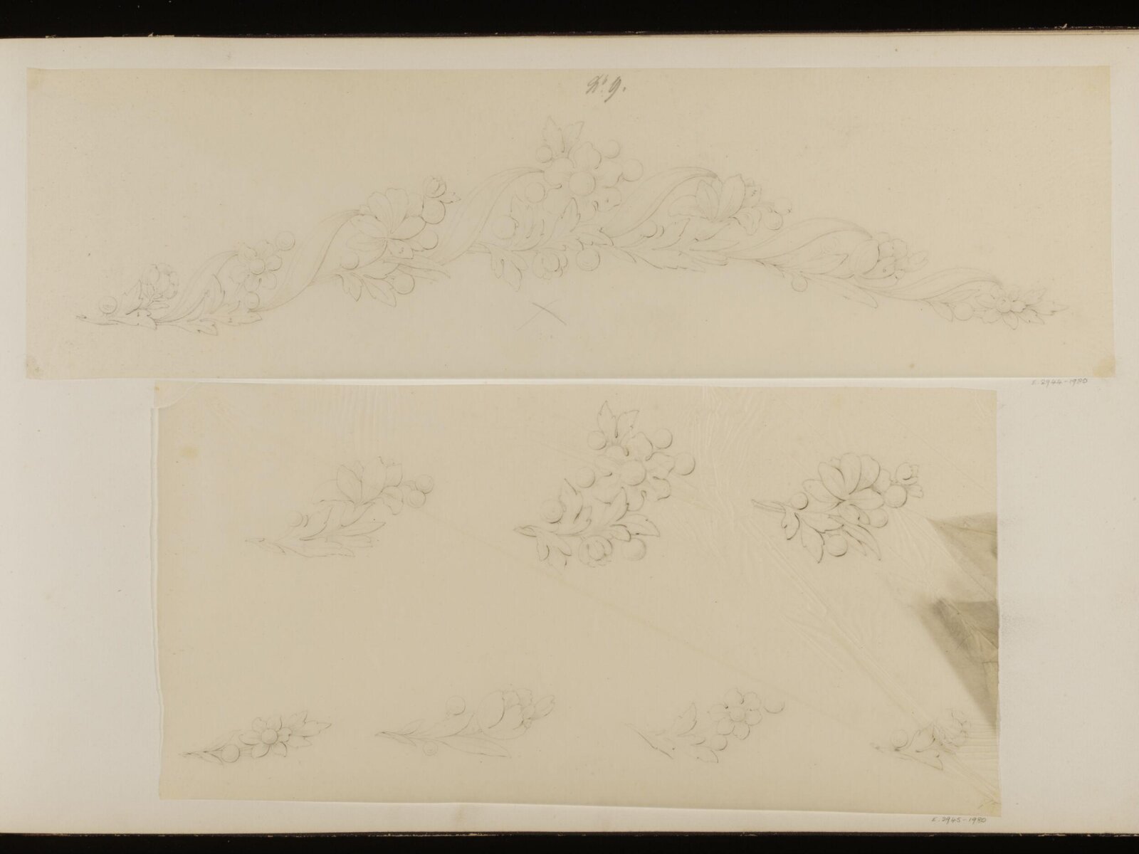 Drawing, Charles Christofle, mid 19th century
