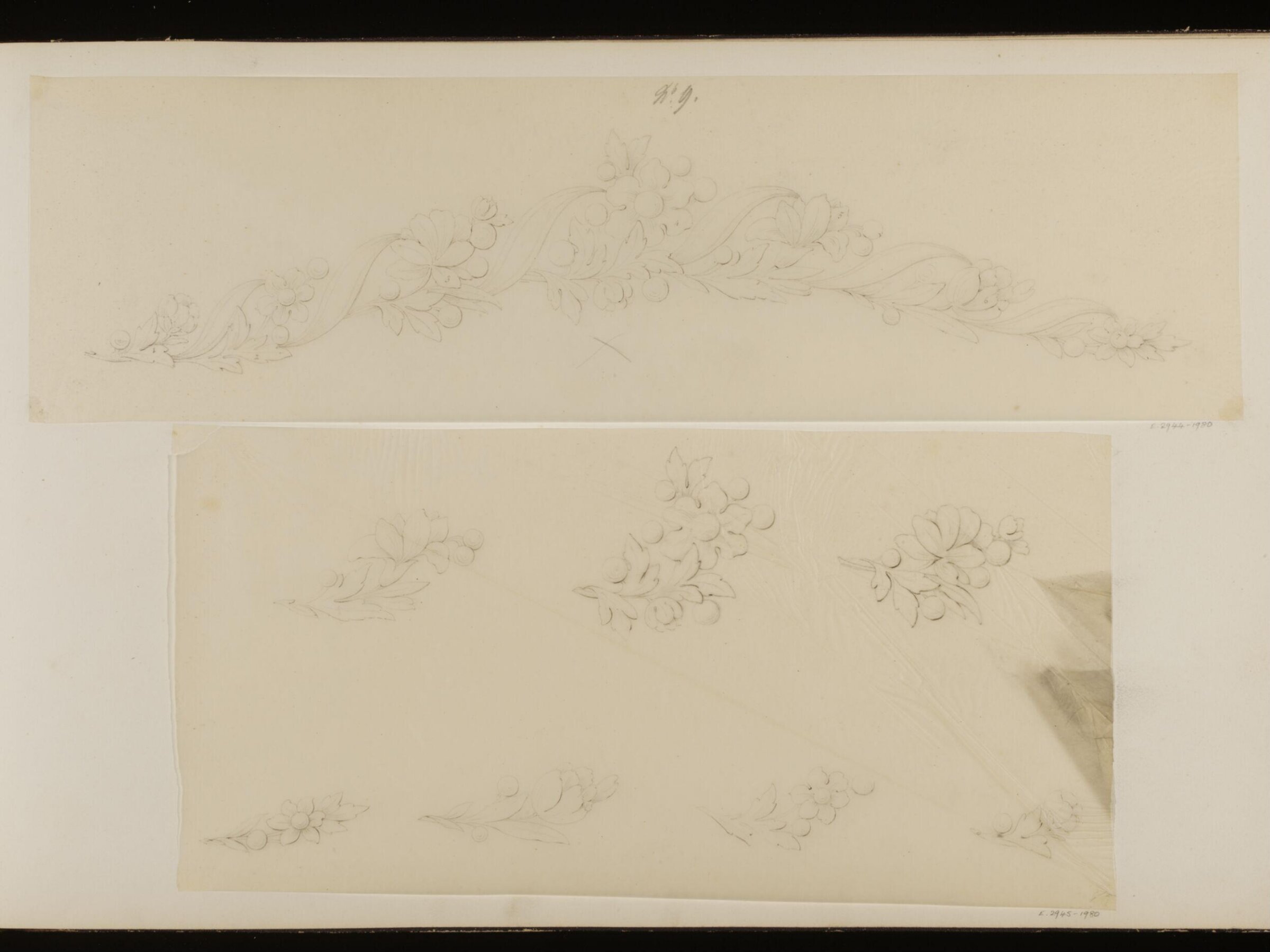 Drawing, Charles Christofle, mid 19th century