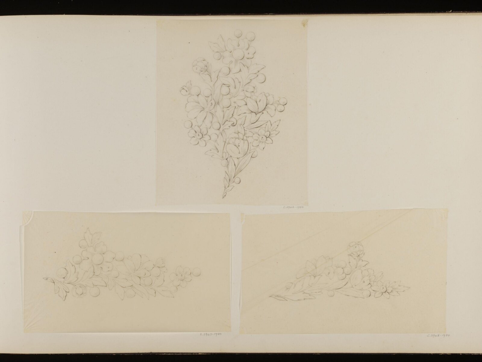 Drawing, Charles Christofle, mid 19th century