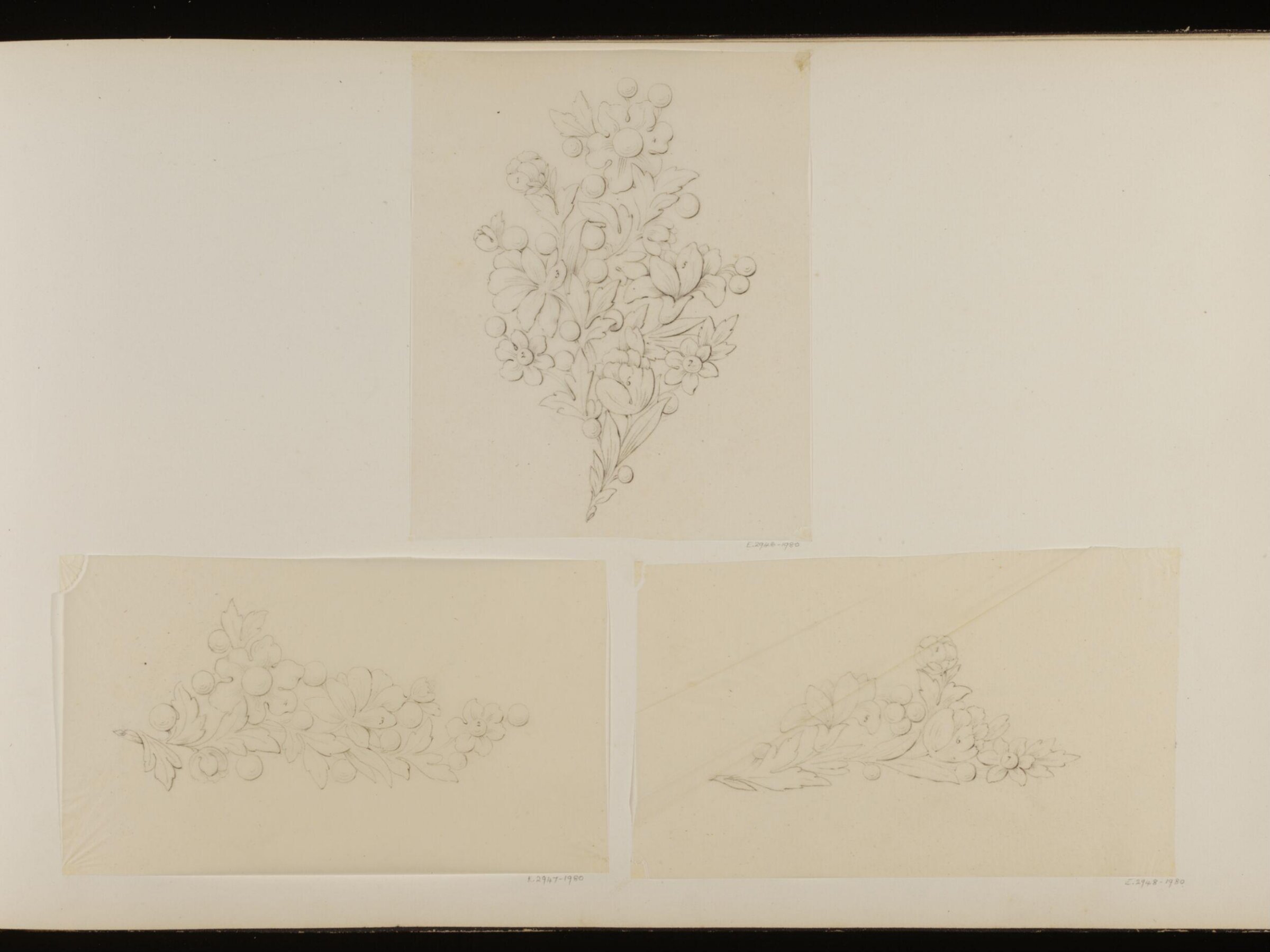 Drawing, Charles Christofle, mid 19th century