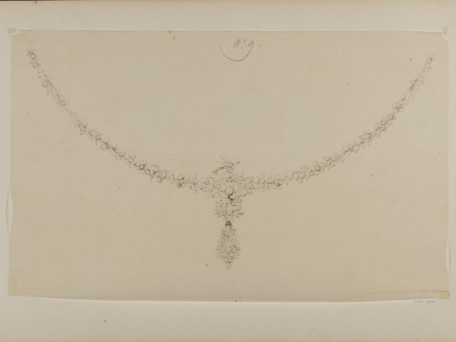 Drawing, Charles Christofle, mid 19th century
