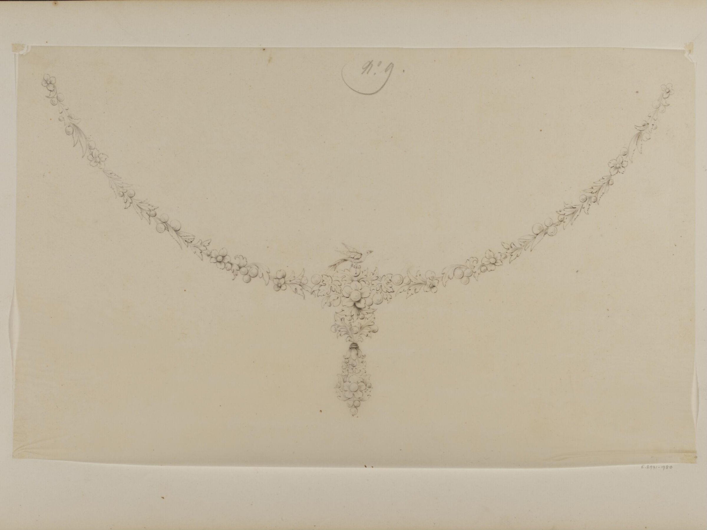 Drawing, Charles Christofle, mid 19th century