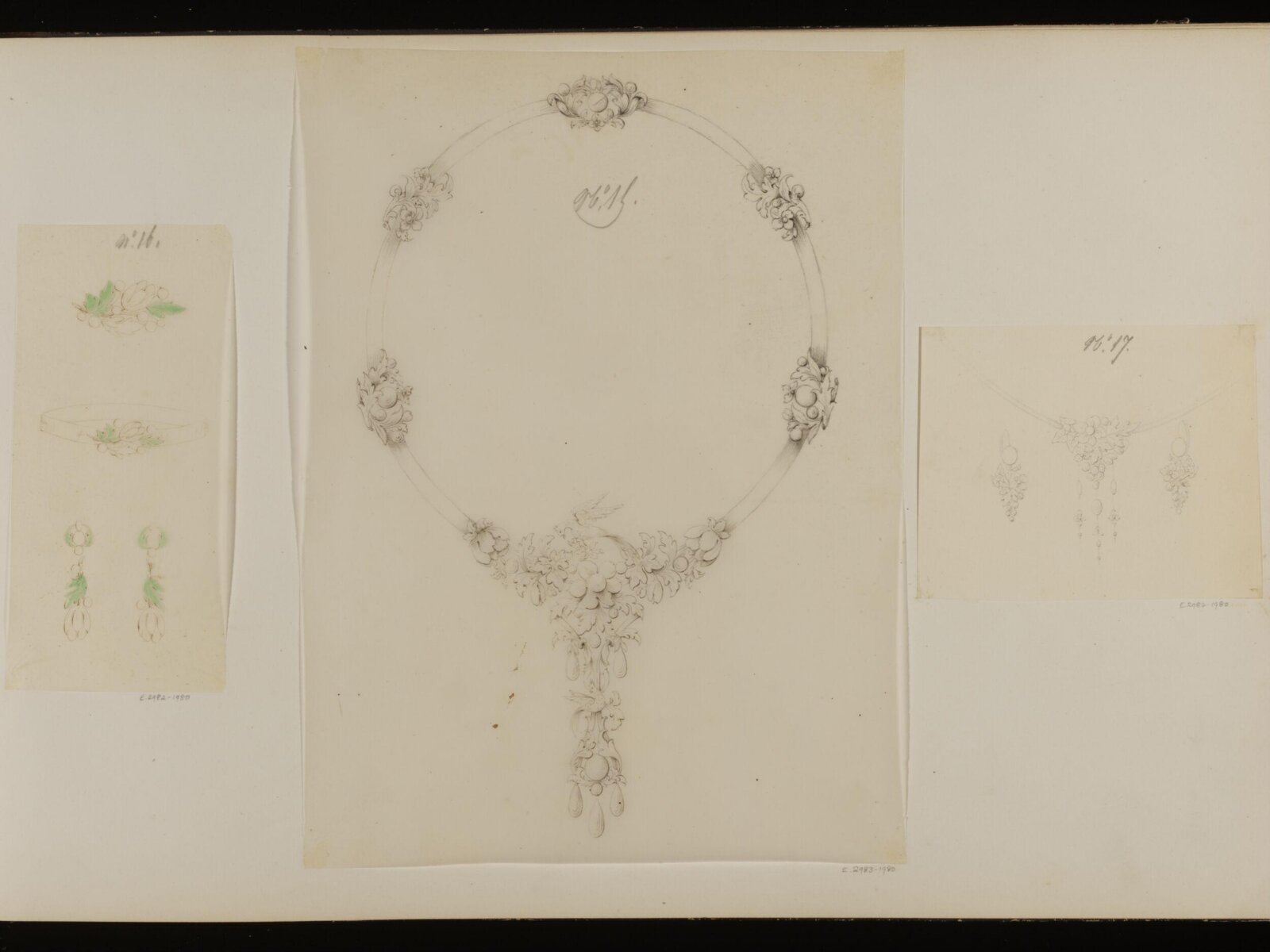 Drawing, Charles Christofle, mid 19th century