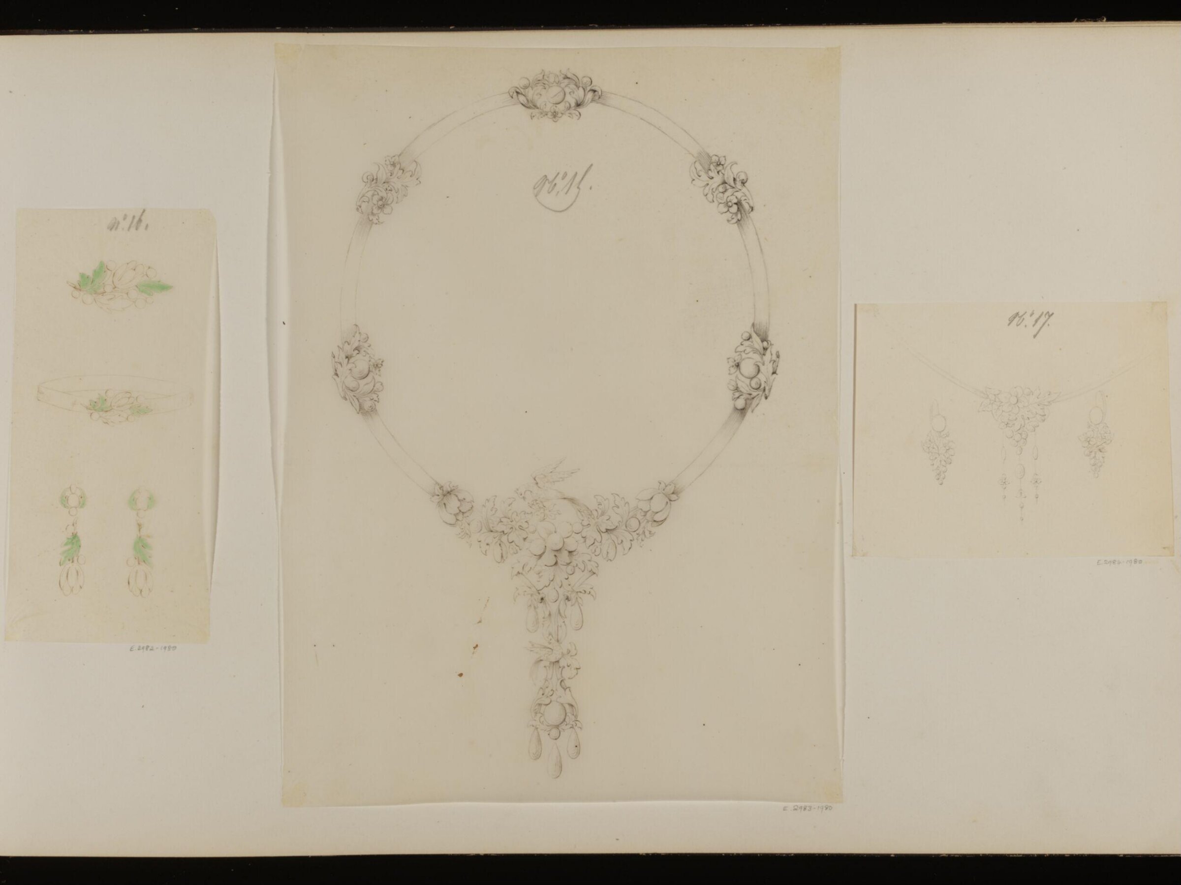 Drawing, Charles Christofle, mid 19th century