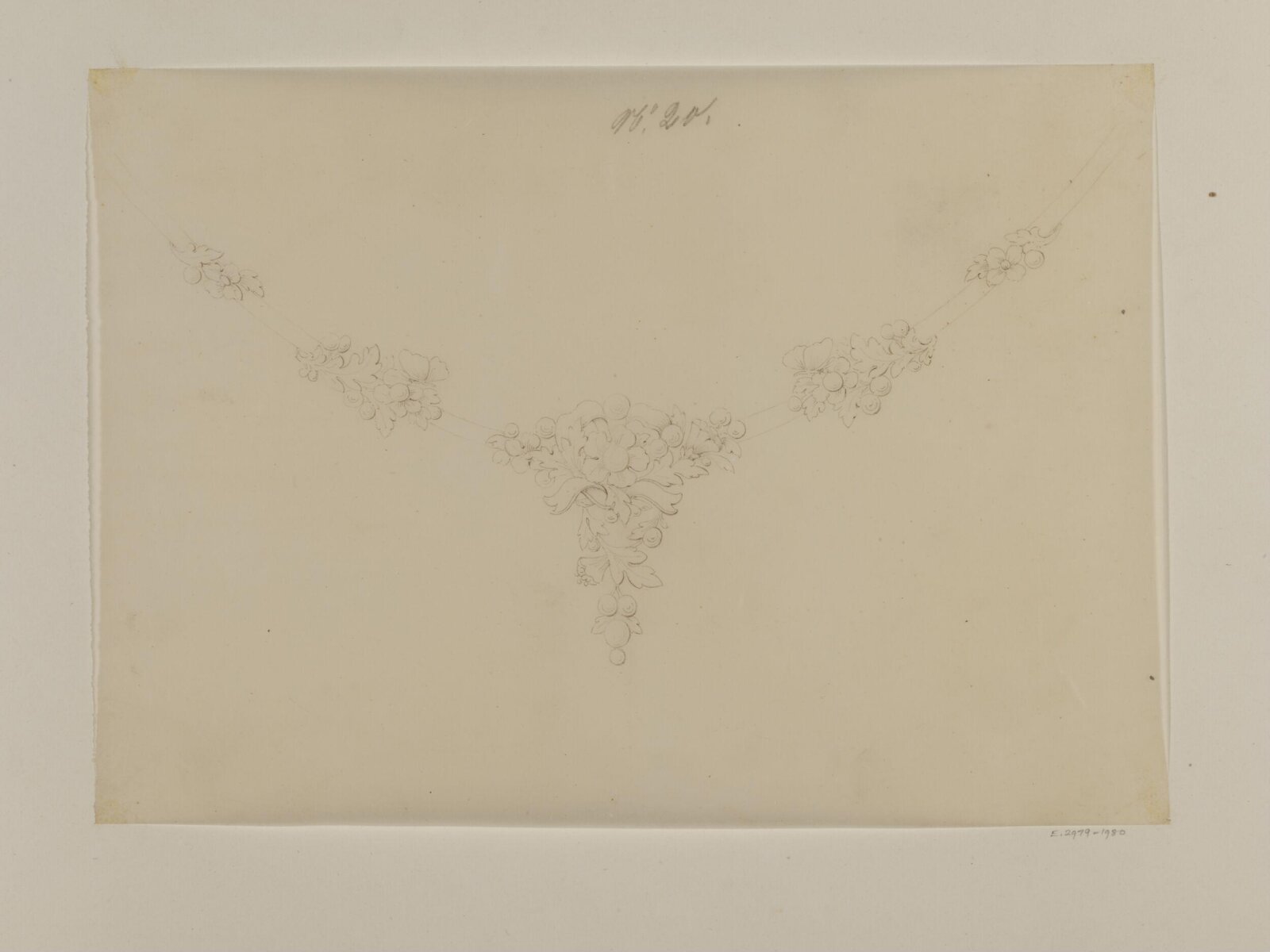 Drawing, Charles Christofle, mid 19th century