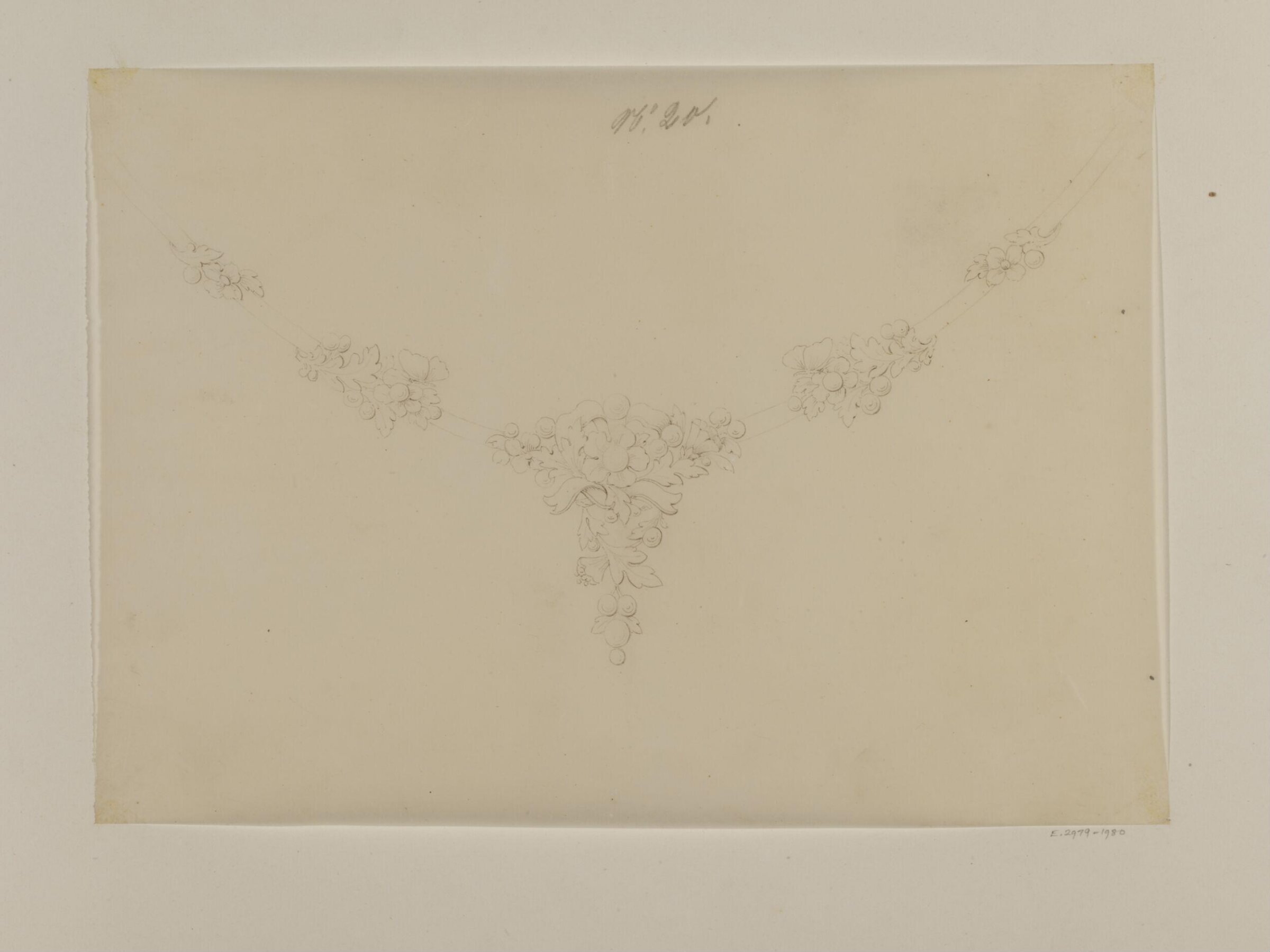 Drawing, Charles Christofle, mid 19th century