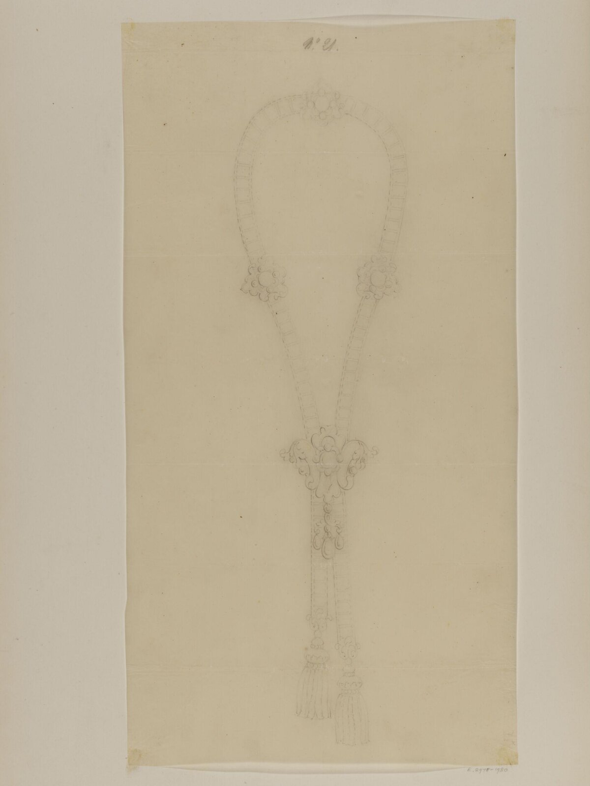 Drawing, Charles Christofle, mid 19th century