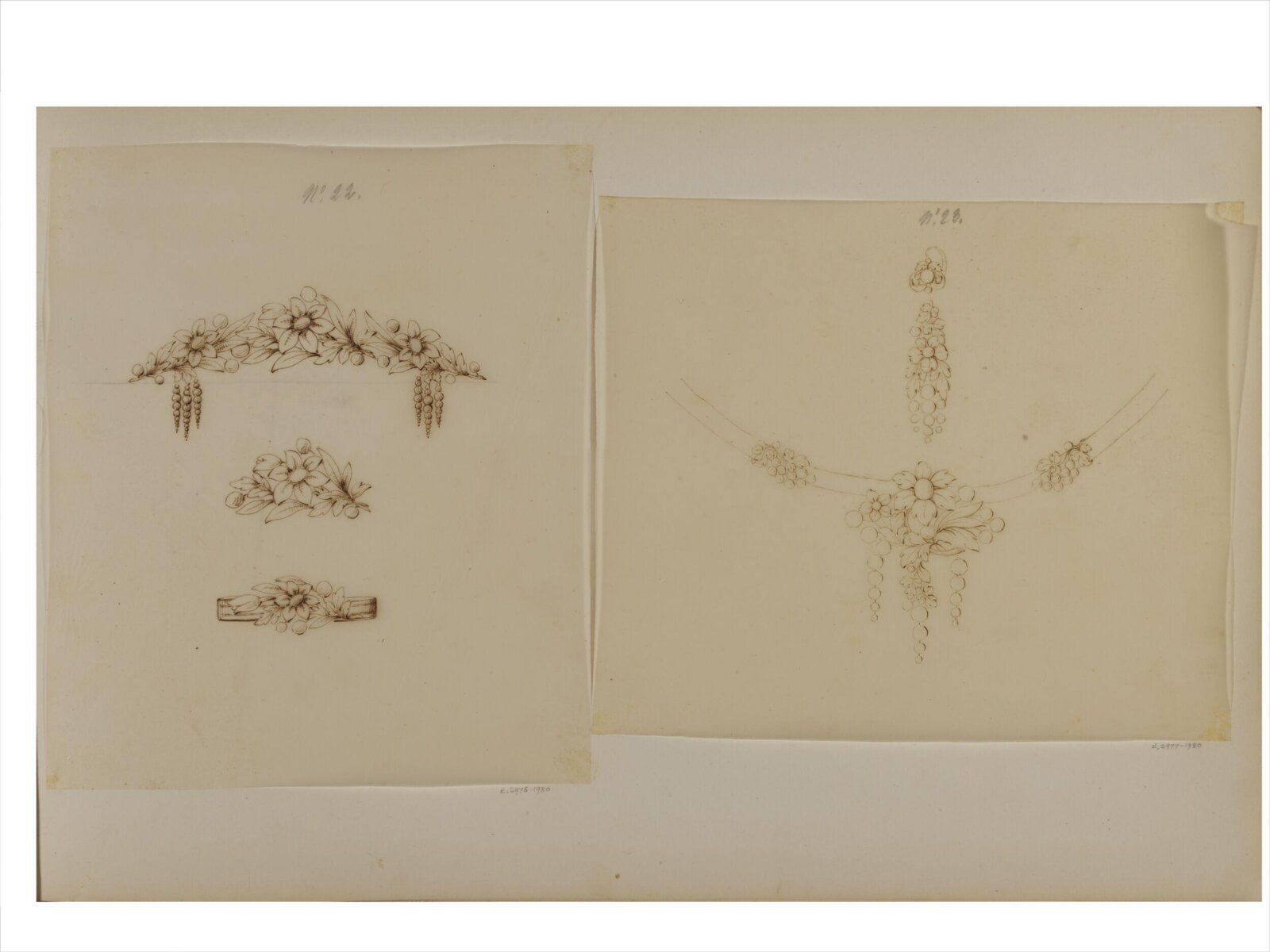 Drawing, Charles Christofle, mid 19th century