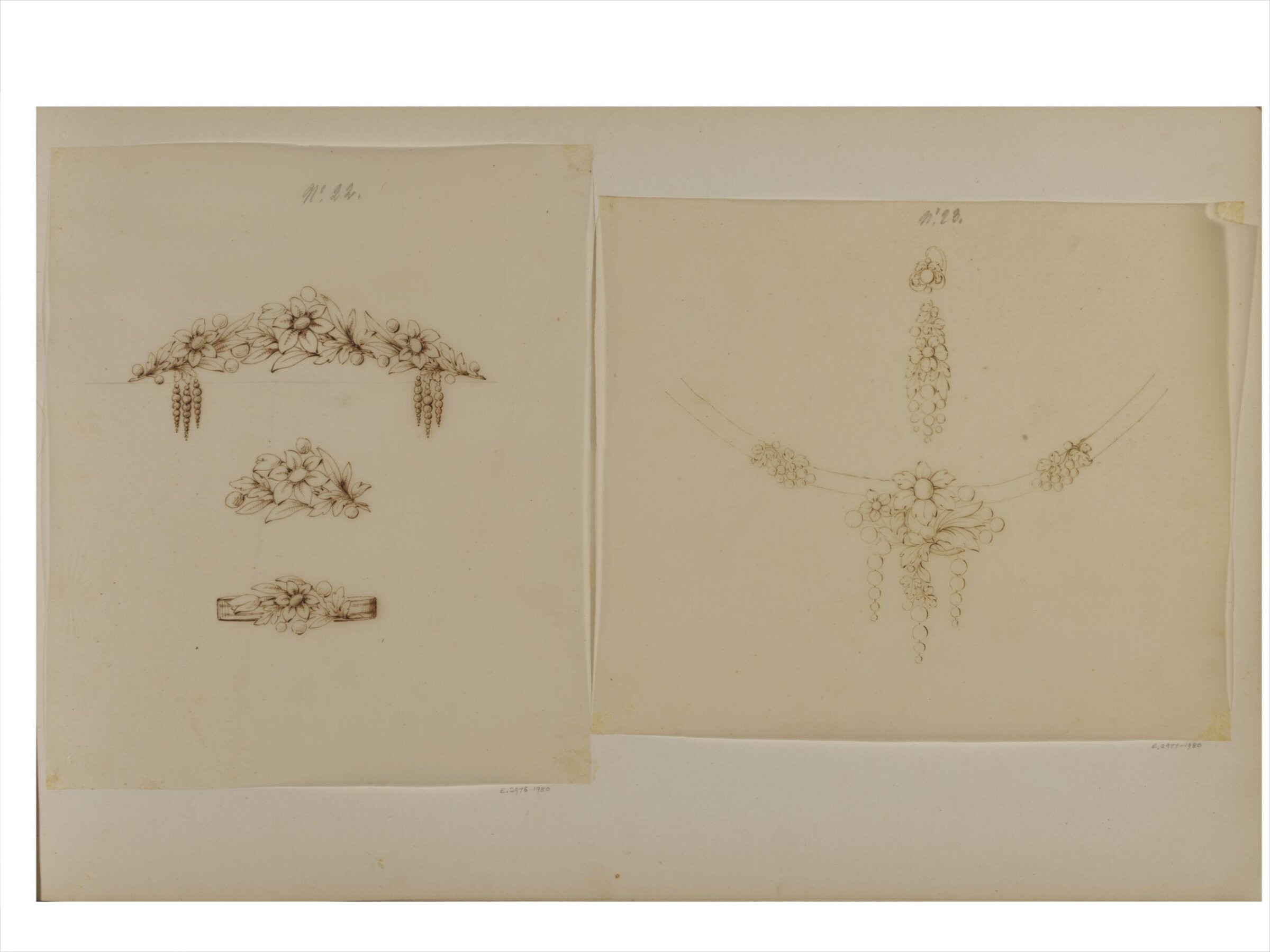 Drawing, Charles Christofle, mid 19th century
