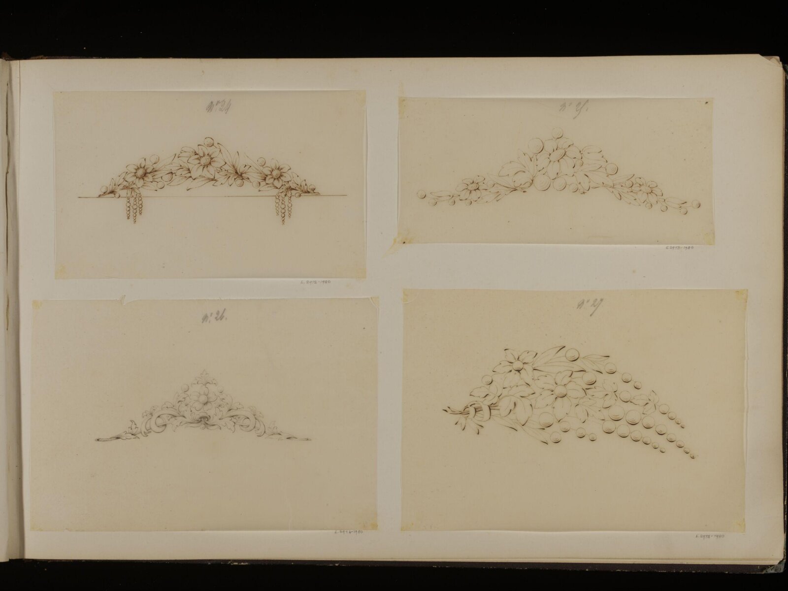 Drawing, Charles Christofle, mid 19th century