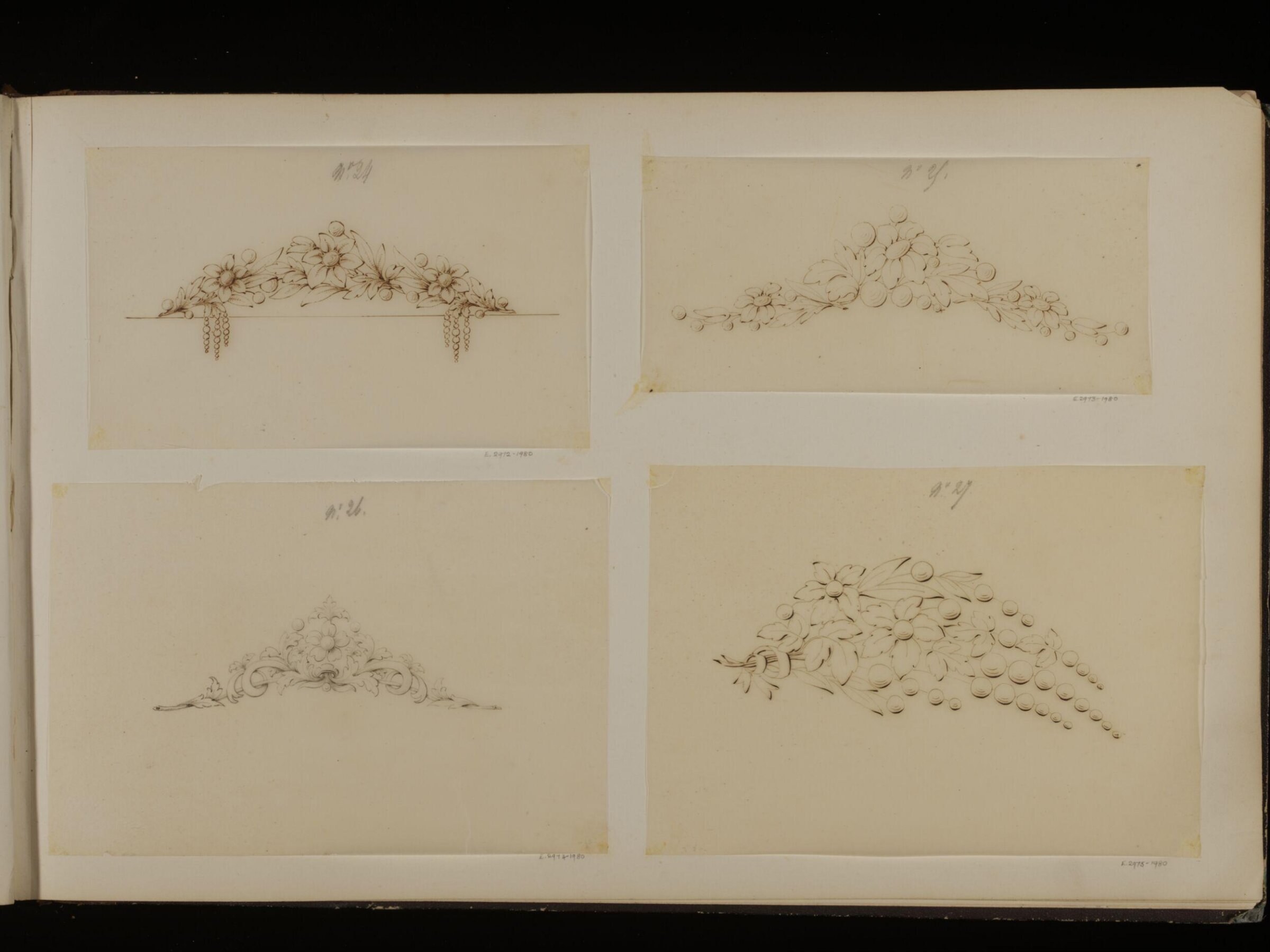 Drawing, Charles Christofle, mid 19th century