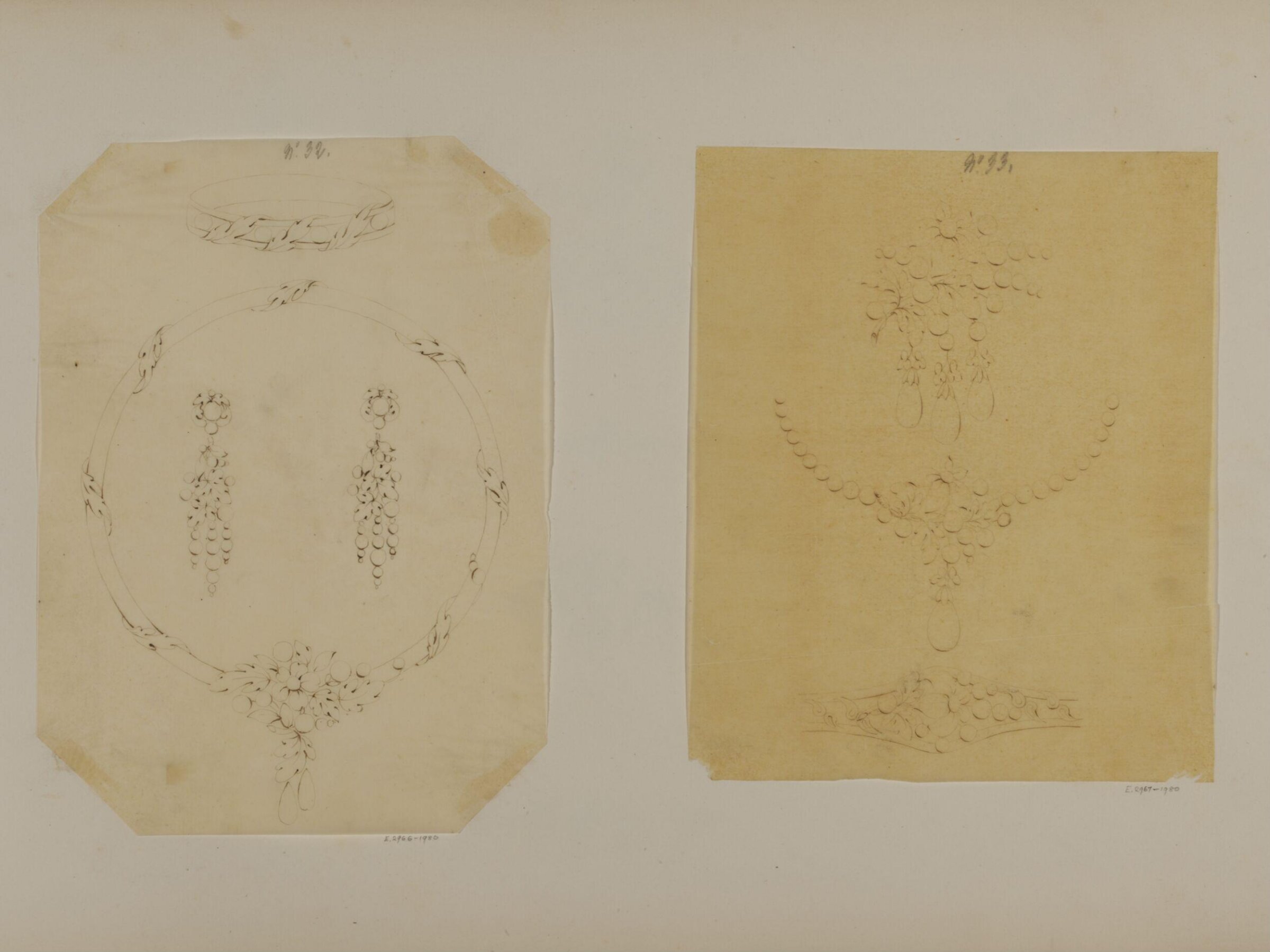 Drawing, Charles Christofle, mid 19th century