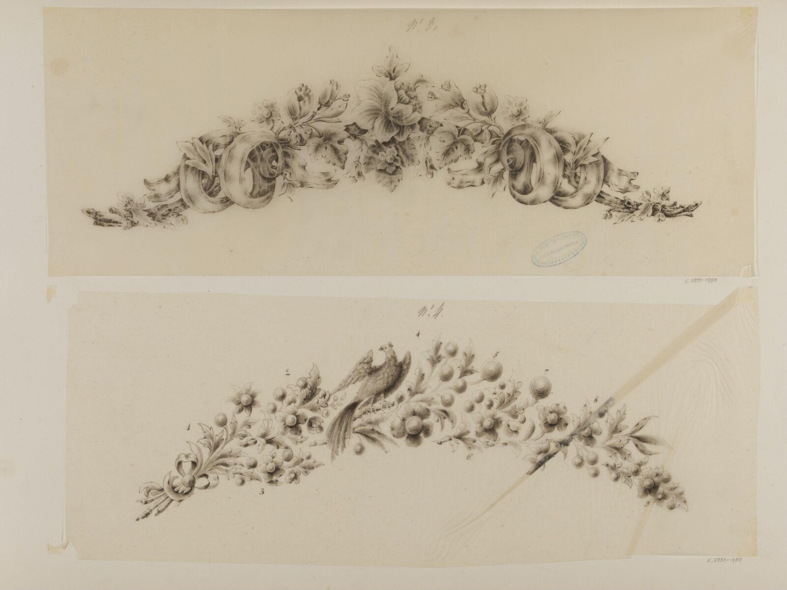 Drawing, Charles Christofle, mid 19th century