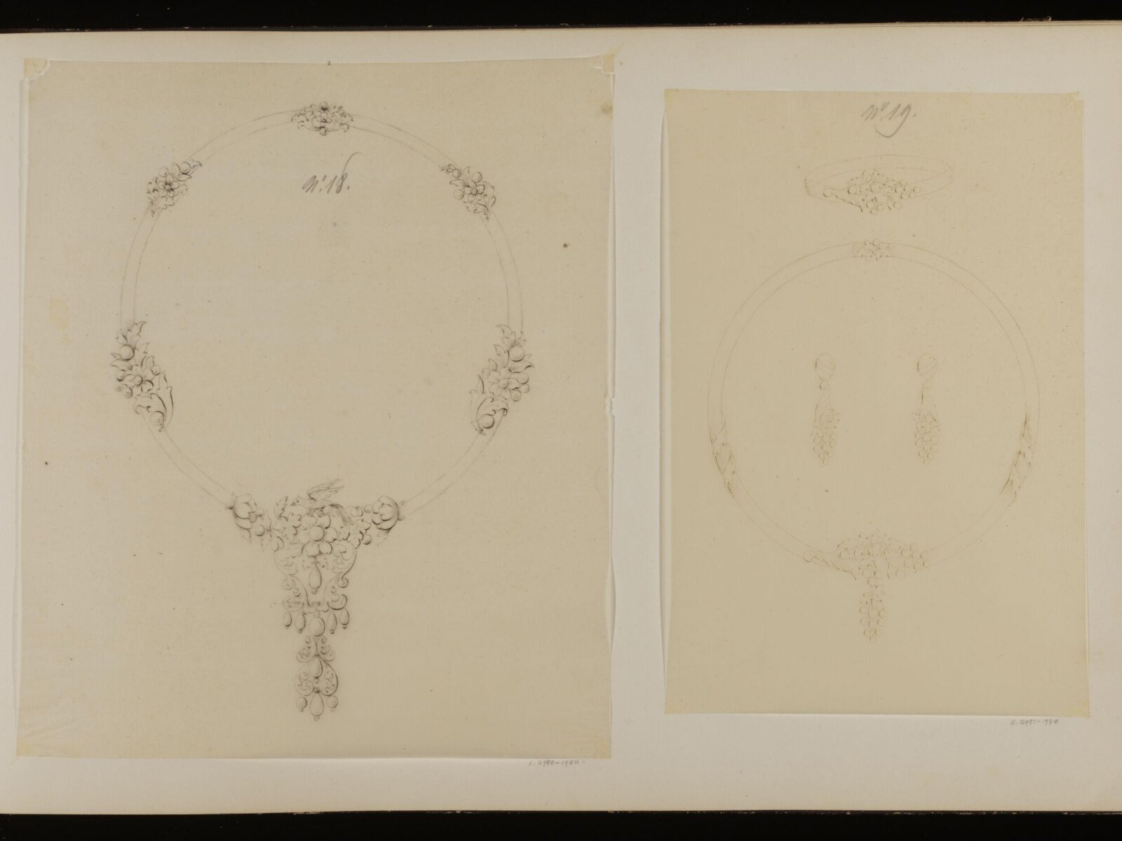 Drawing, Charles Christofle, mid 19th century