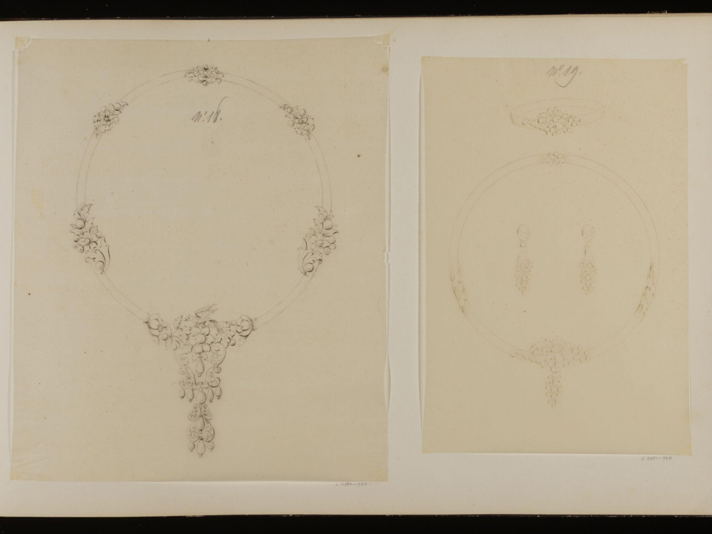 Drawing, Charles Christofle, mid 19th century