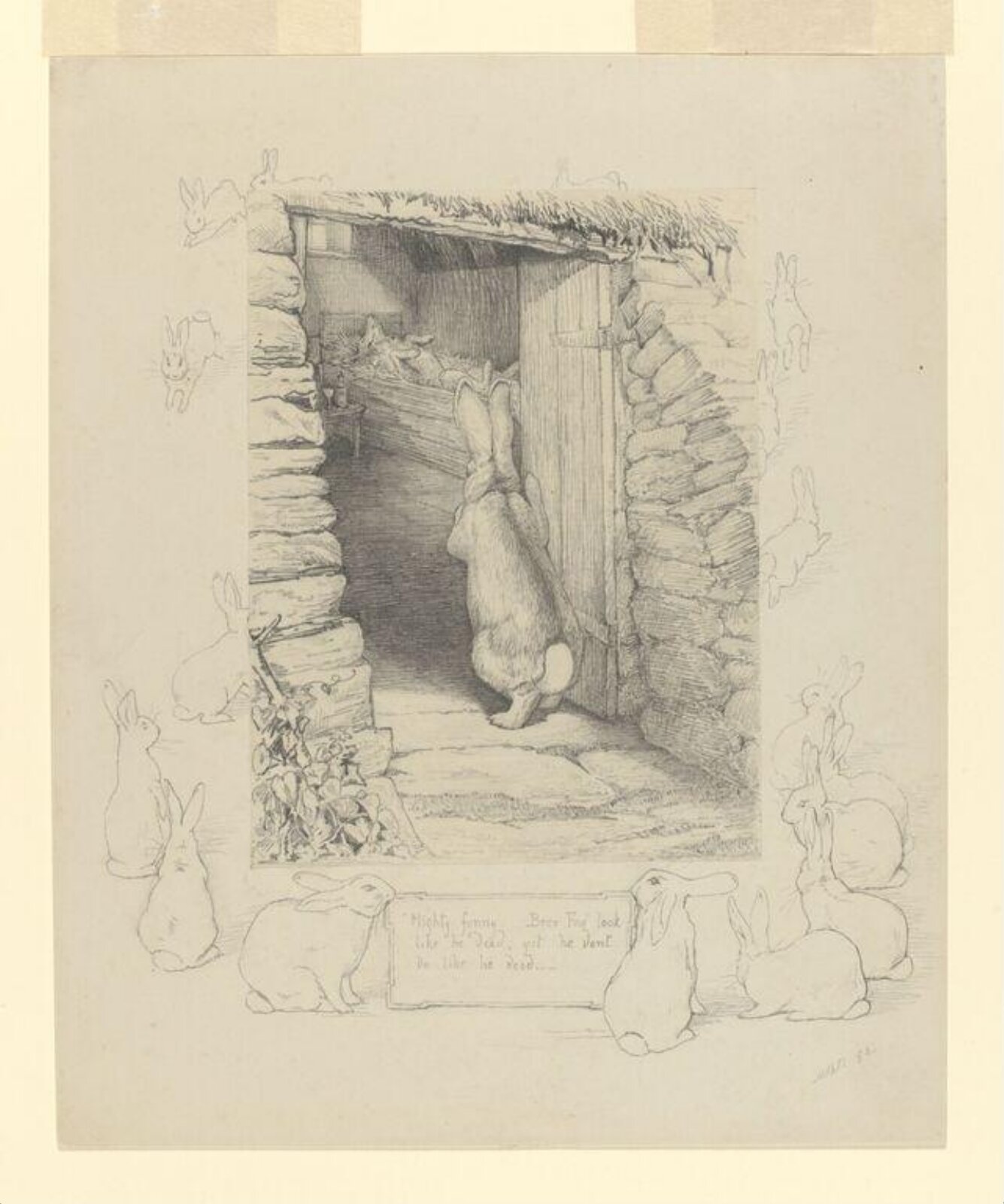 'Brer Fox and Brer Rabbit', Beatrix Potter, 12/1893