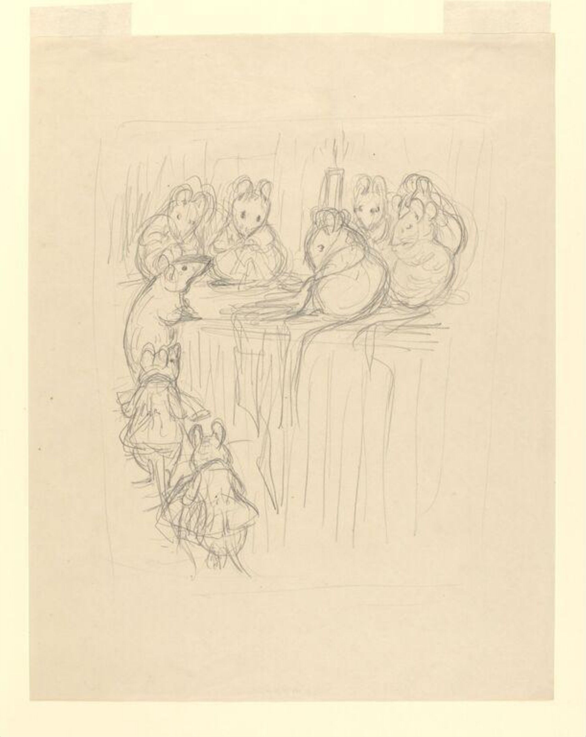 drawing, Beatrix Potter, ca.1911