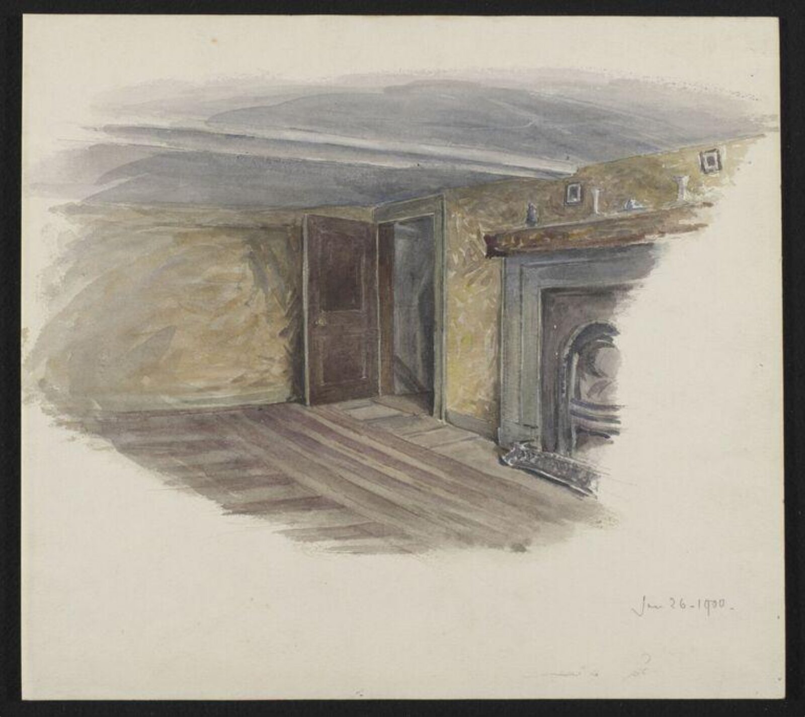 Watercolour, Beatrix Potter, 26/01/1900