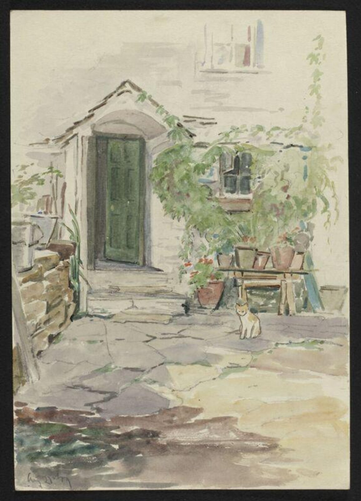 Watercolour, Beatrix Potter, 21/08/1909