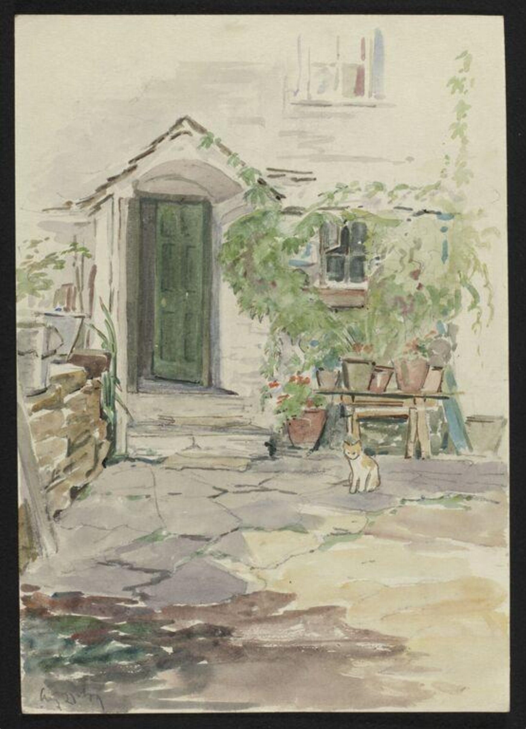 Watercolour, Beatrix Potter, 21/08/1909