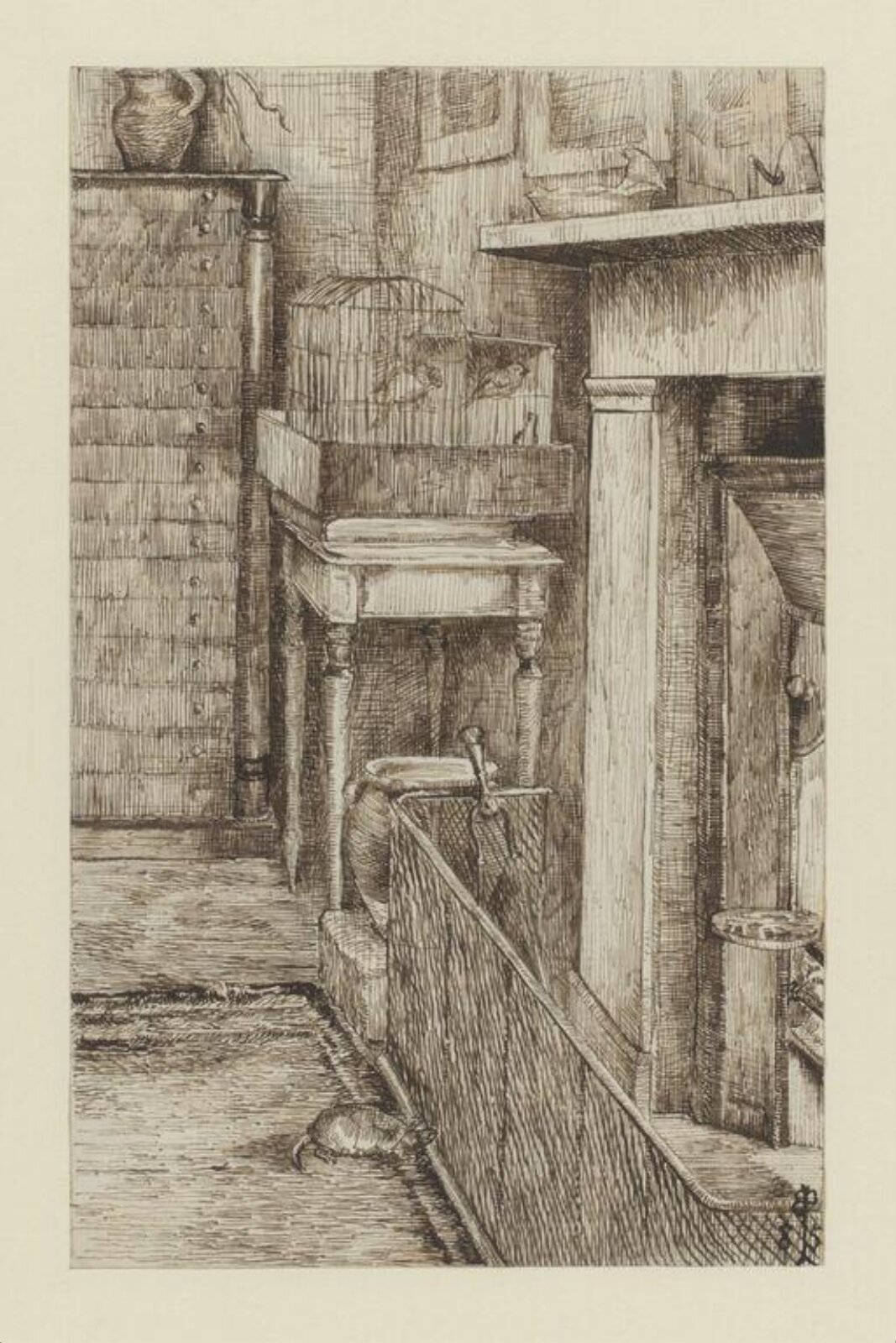 drawing, Beatrix Potter, 26/11/1885