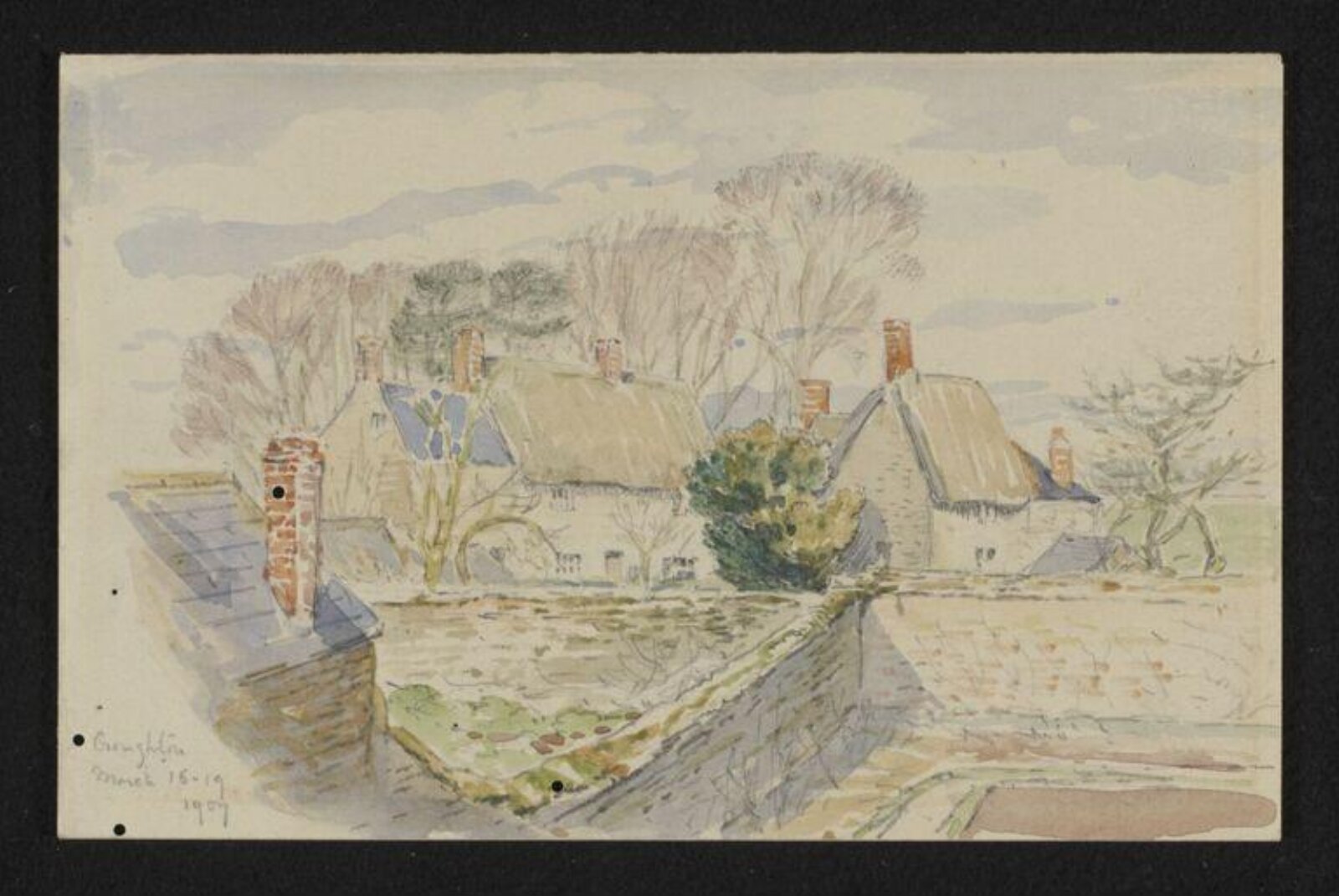 Watercolour, Beatrix Potter, 16/03/1907-19/03/1907