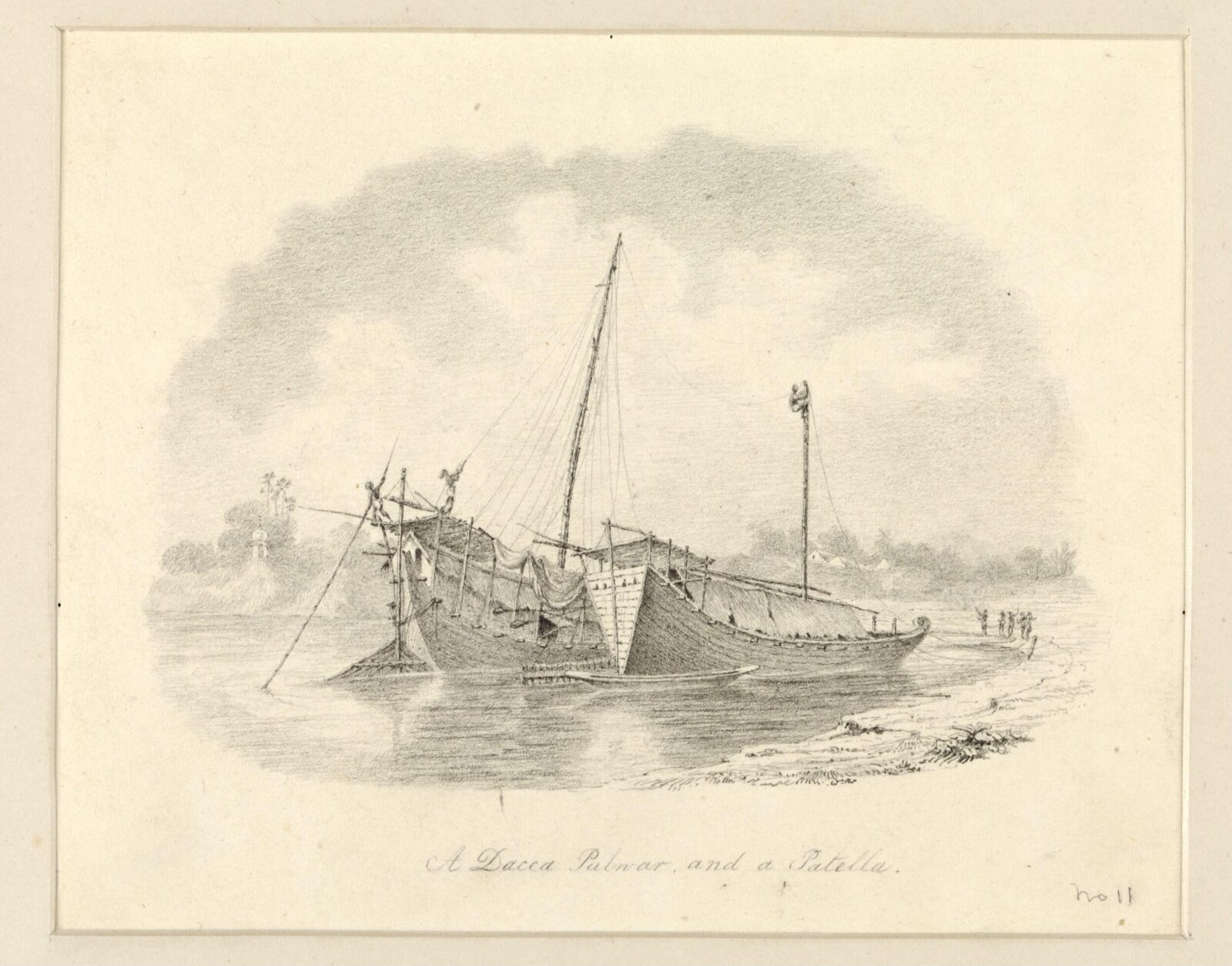 A Dacca Pulwar and a Patella, Captain Robert Smith, 1822-33