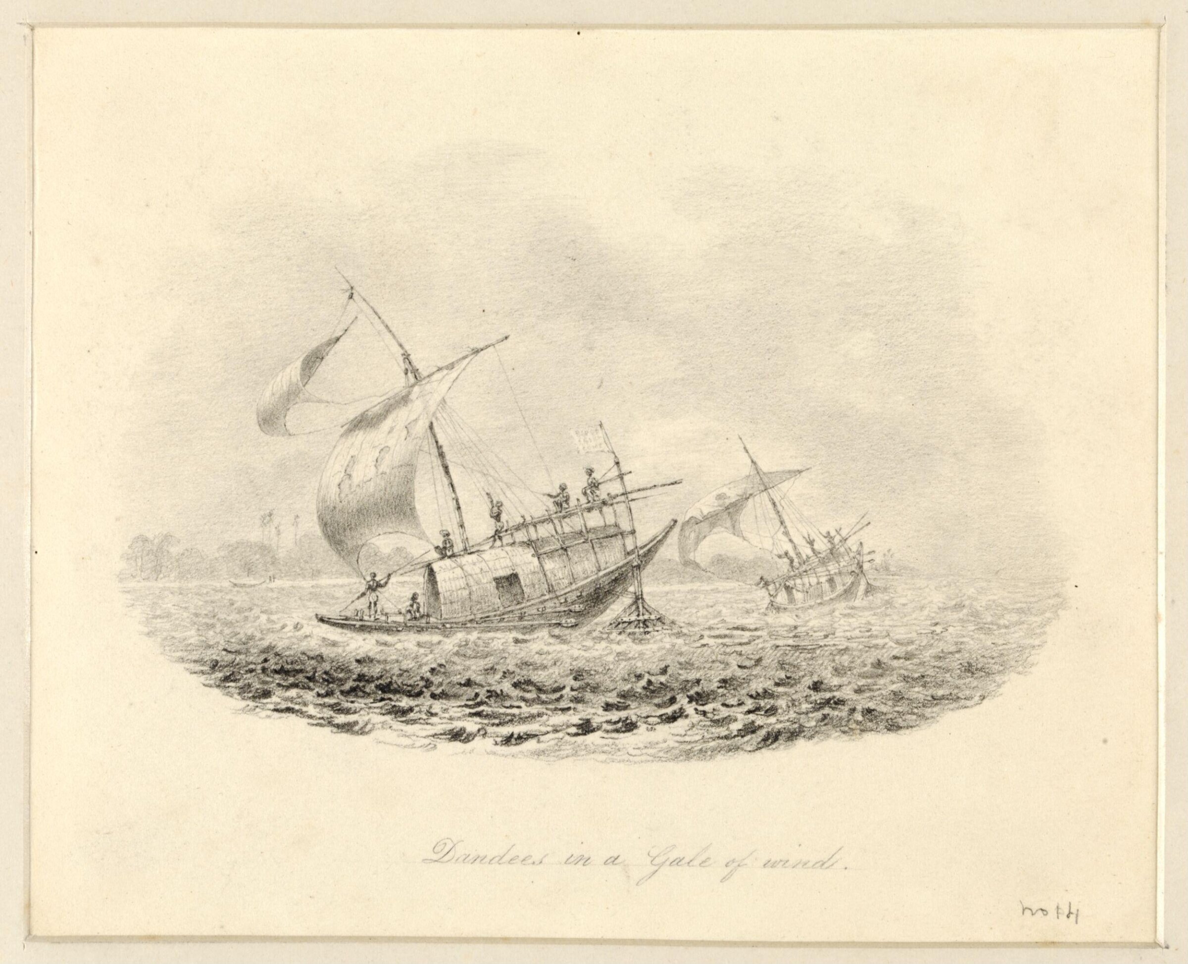 Dandees in a Gale of Wind, Robert Captain Smith, 1828-1833