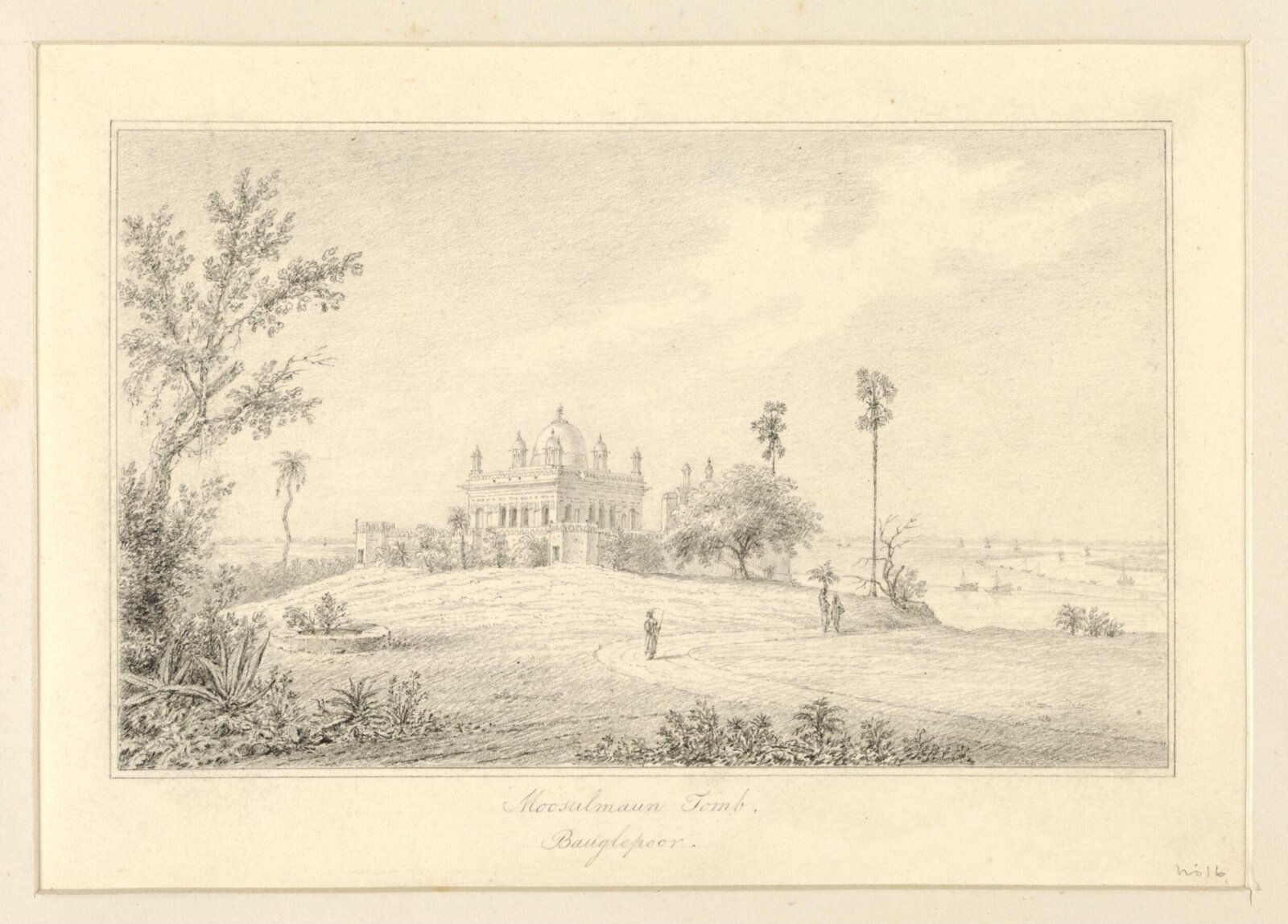 Moosulman Tomb, Bauglepoor, Robert Captain Smith, 1828-33