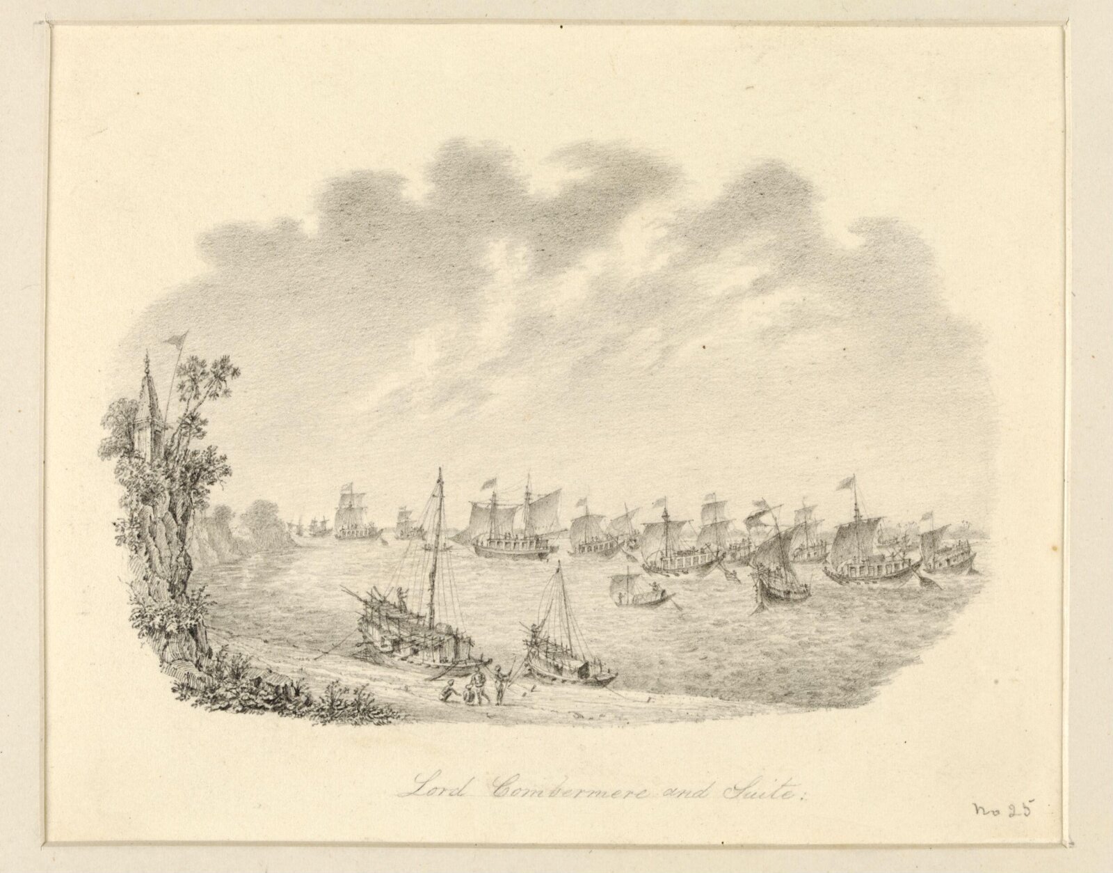Lord Combermere and Suite, Robert Captain Smith, 1828-33