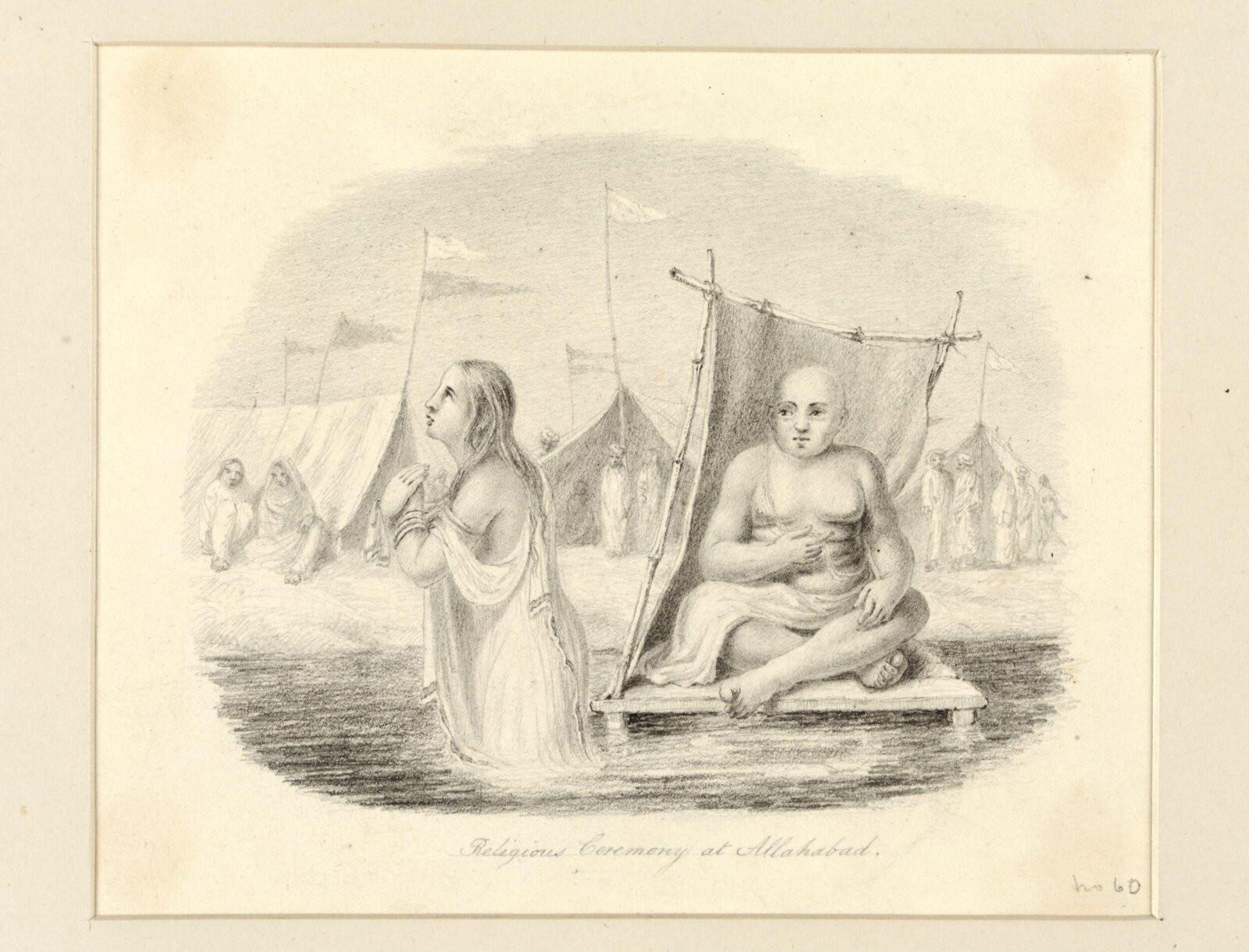 Religious ceremony at Allahabad, Robert Smith, 1828-33