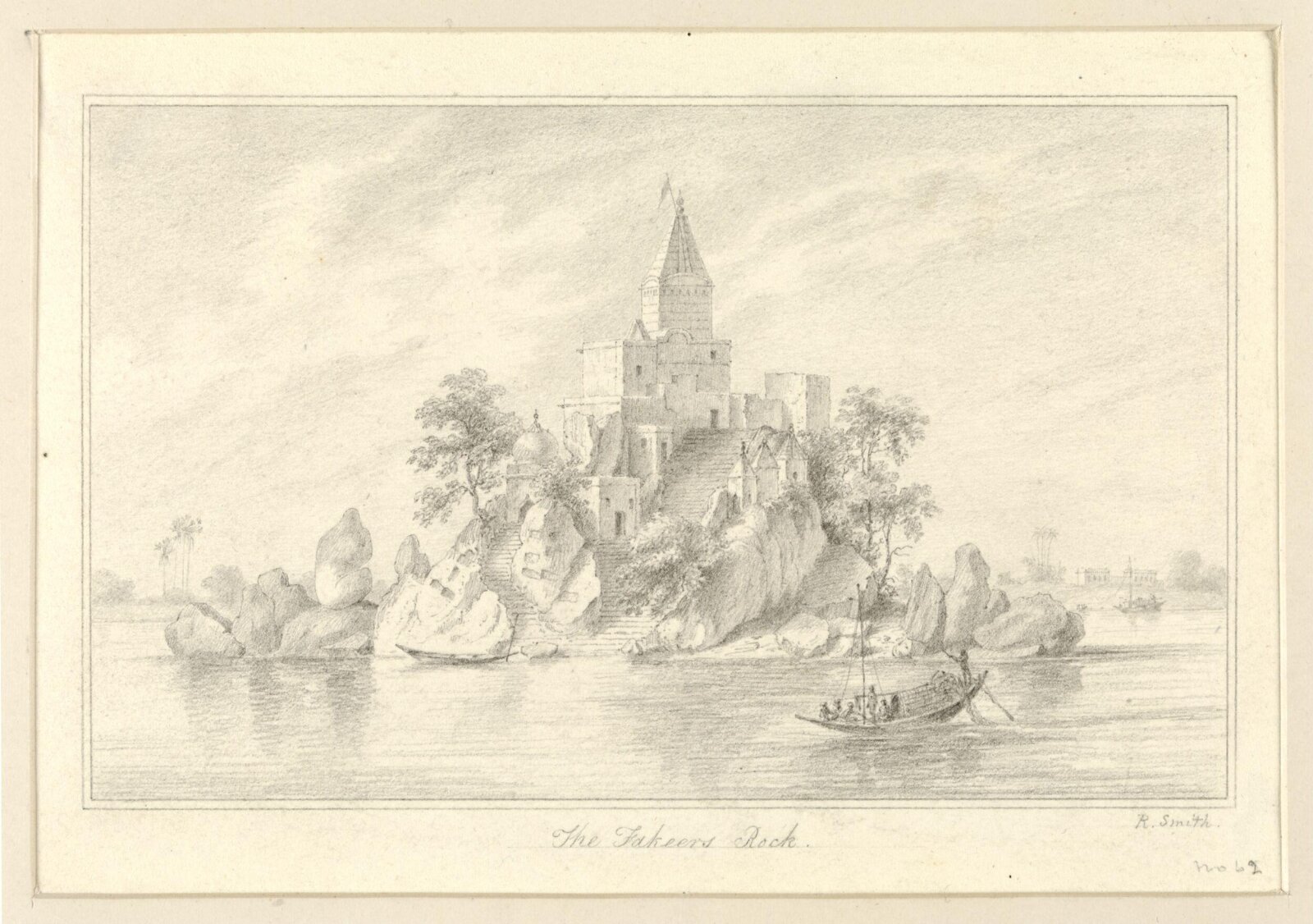 The Fakeers Rock, Robert Captain Smith, 1828-33