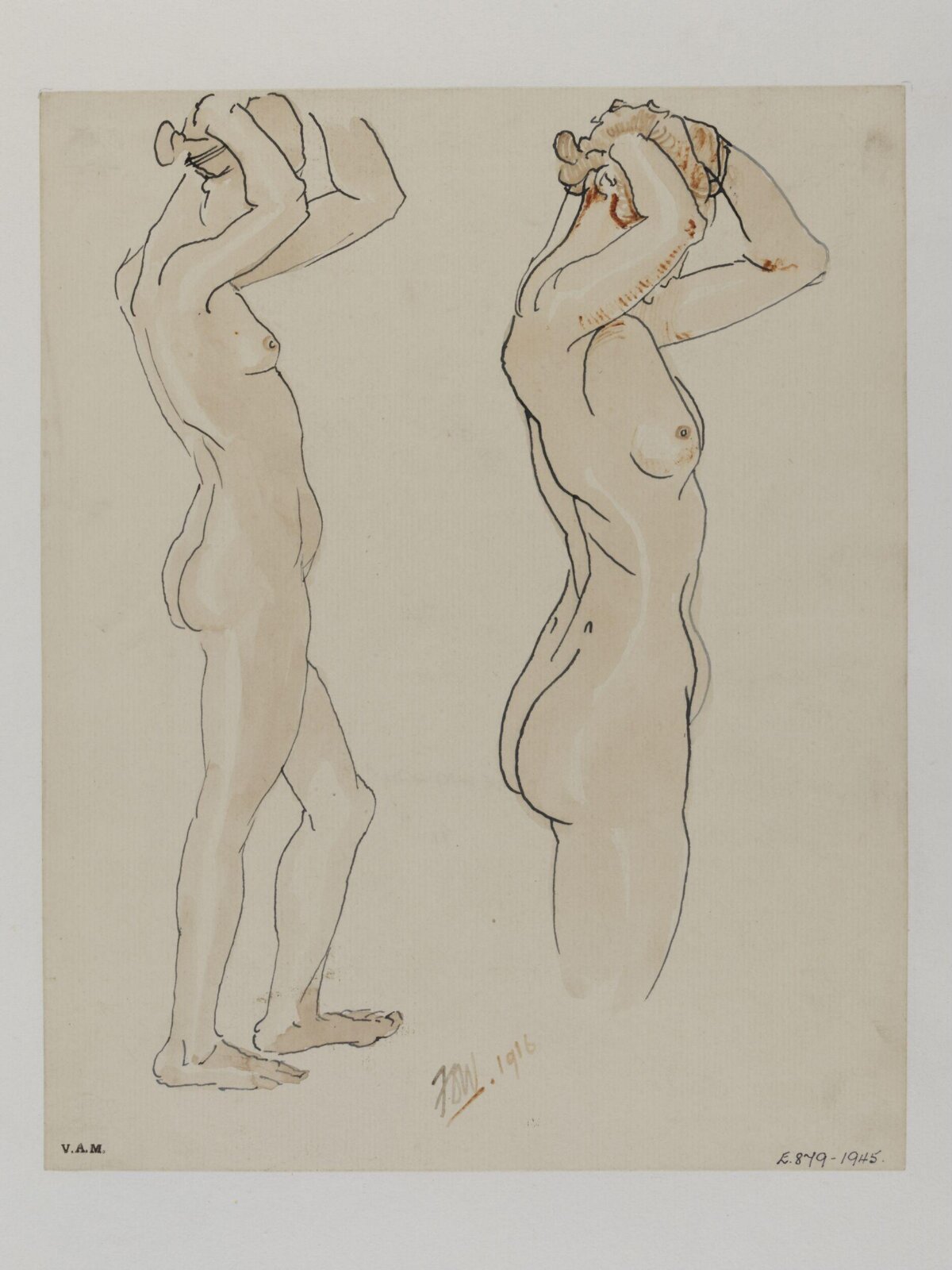Drawing, Фрэнсис Дервент Вуд, 1916