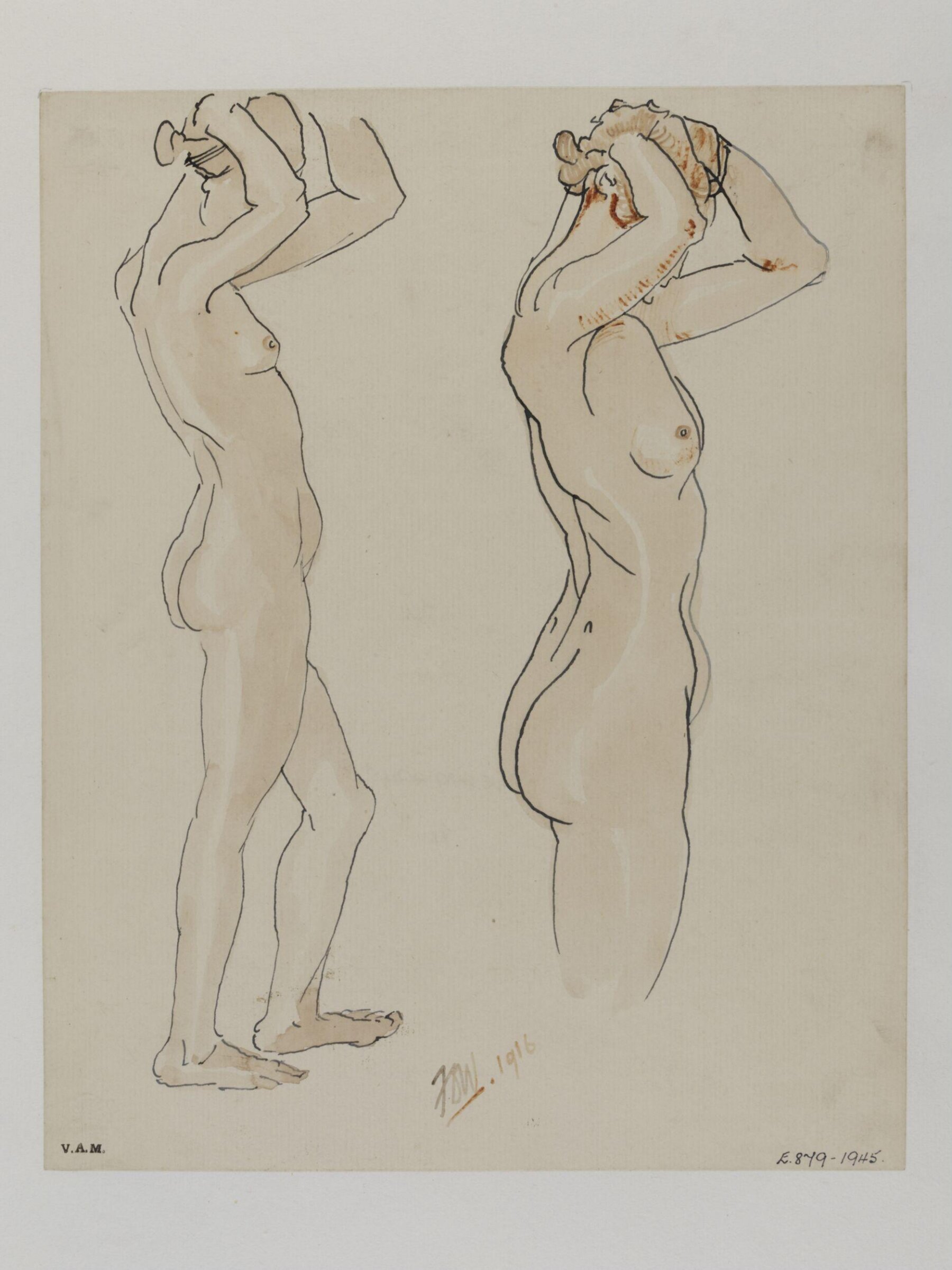 Drawing, Francis Derwent Wood, 1916