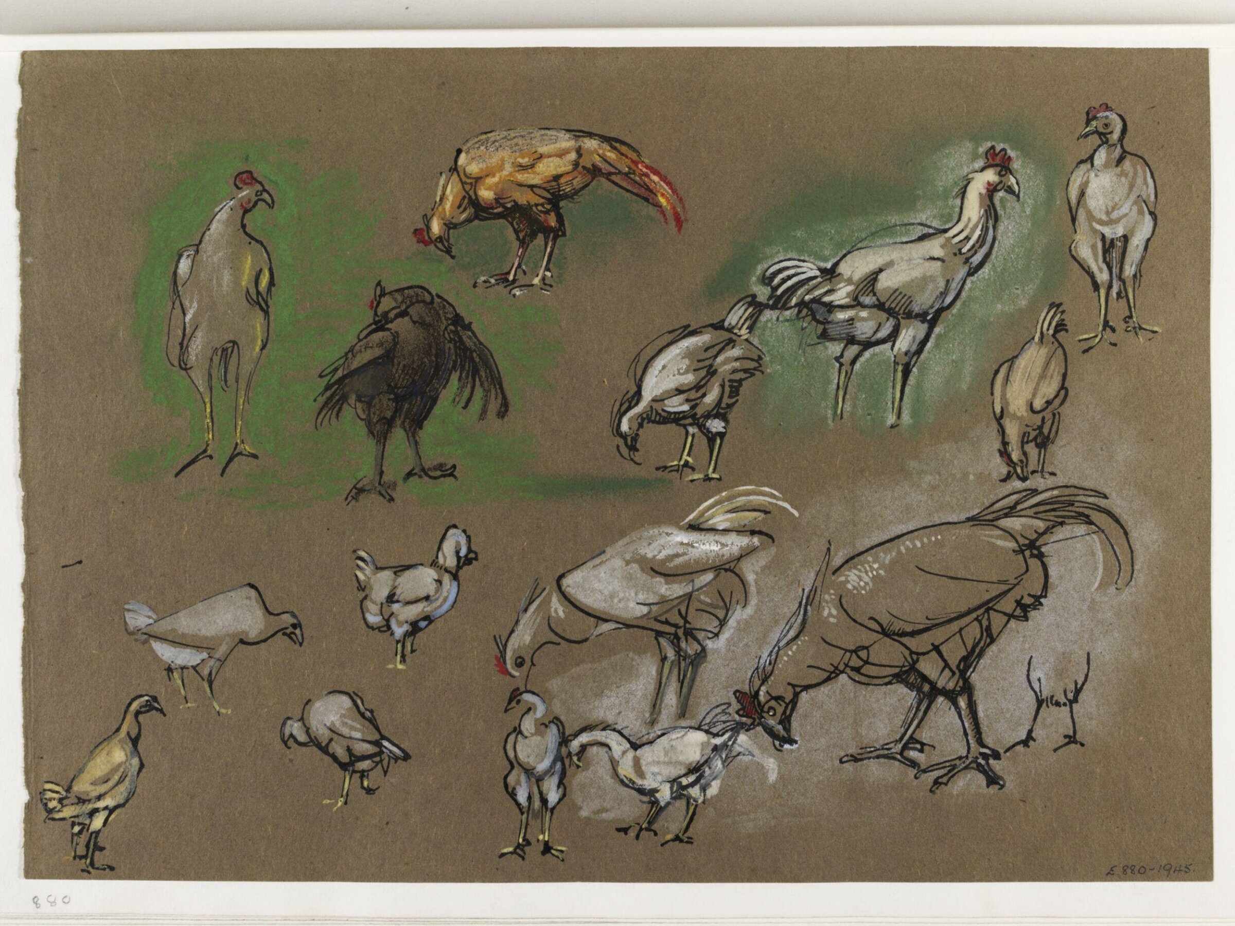 Drawing, Francis Derwent Wood, c.1910s