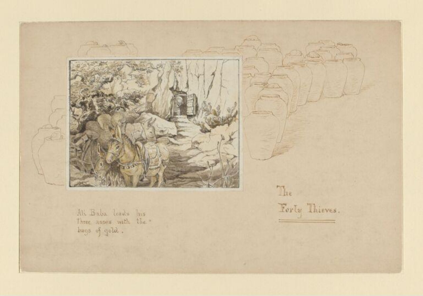 The Forty Thieves, Beatrix Potter, ca.1895