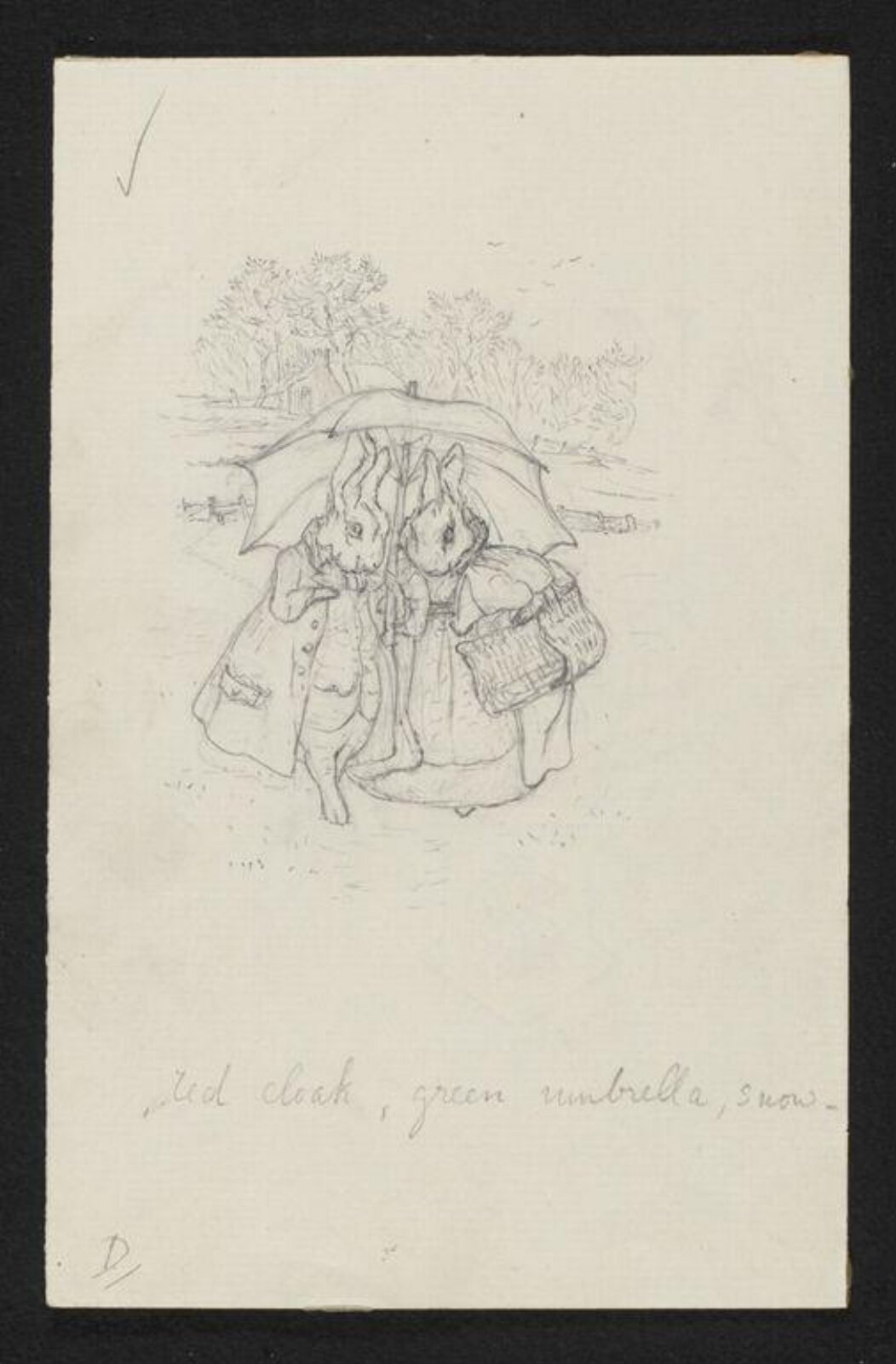 A happy pair, Beatrix Potter, 1890