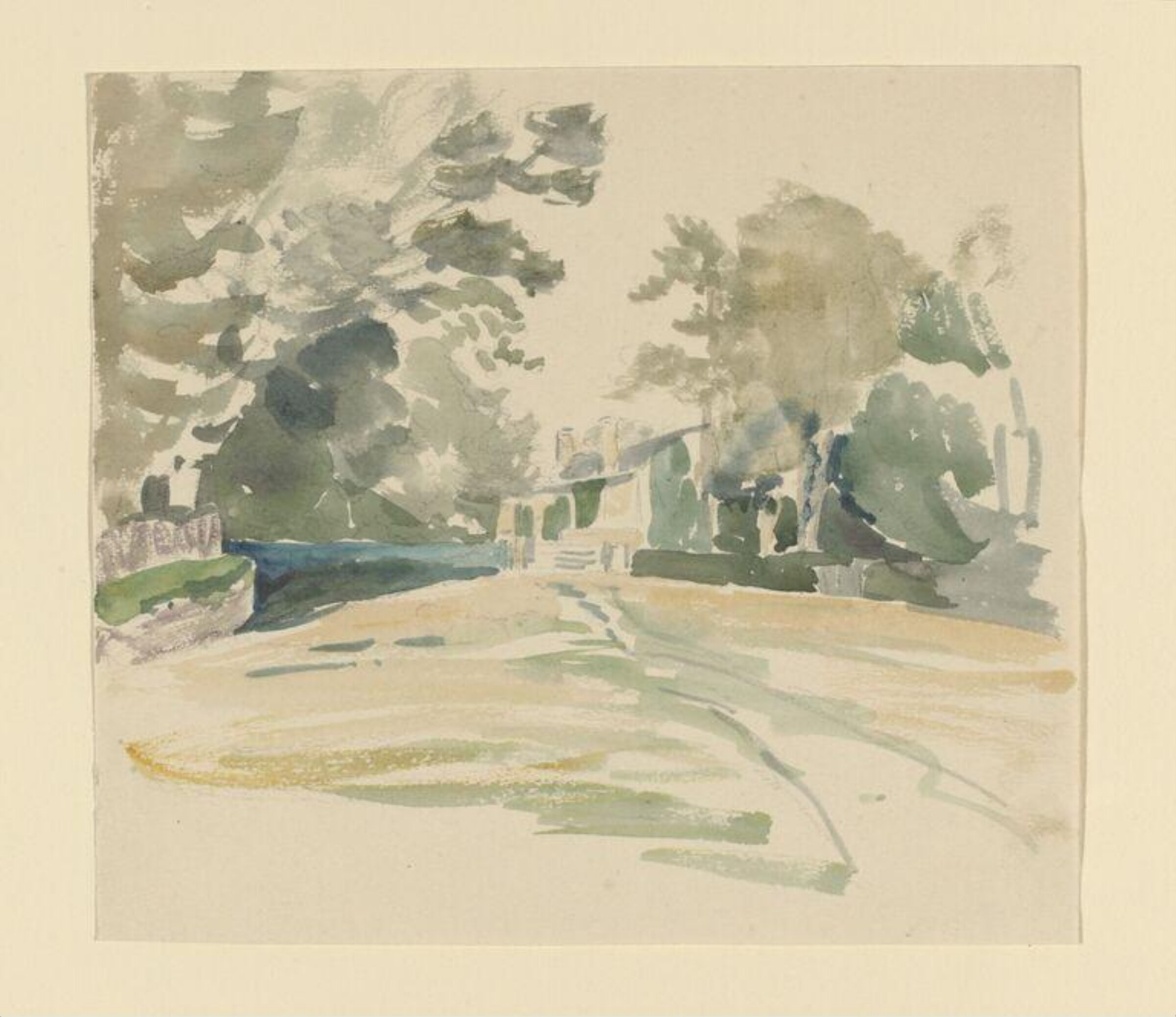 Sketch of Gwaynynog, Denbigh, Beatrix Potter, 1903-1913