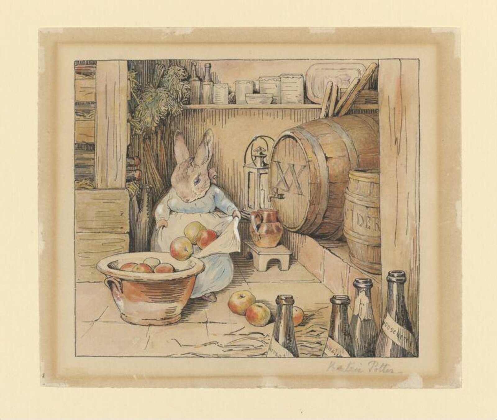 Watercolour, Beatrix Potter, 1905
