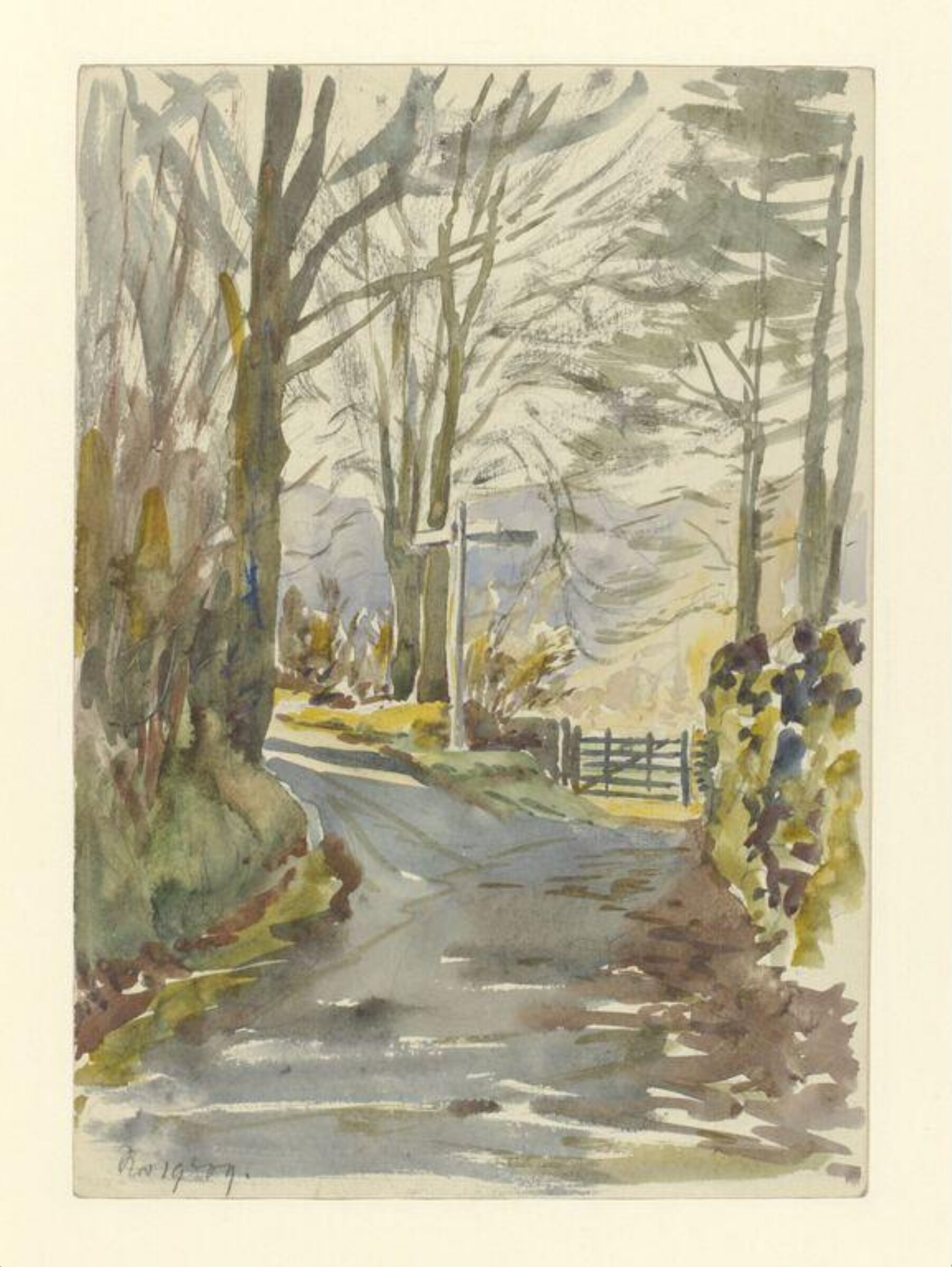Watercolour, Beatrix Potter, 19/11/1909