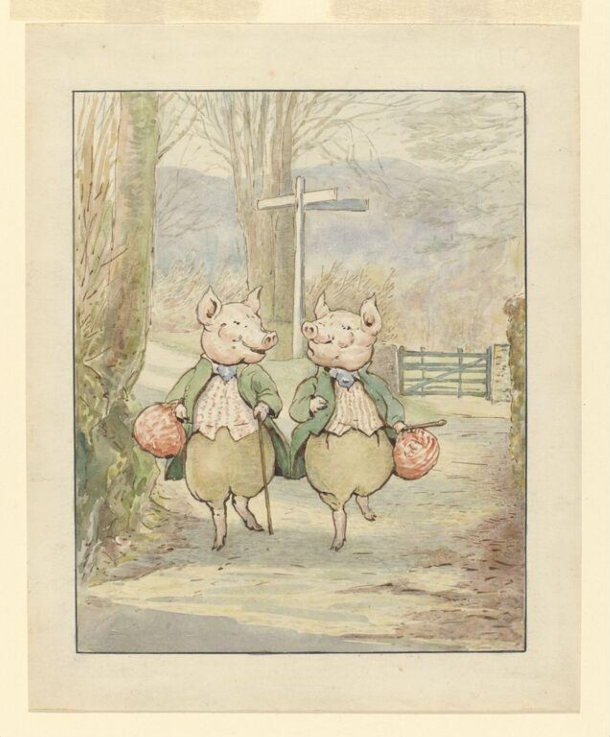 Watercolour, Beatrix Potter, 1913