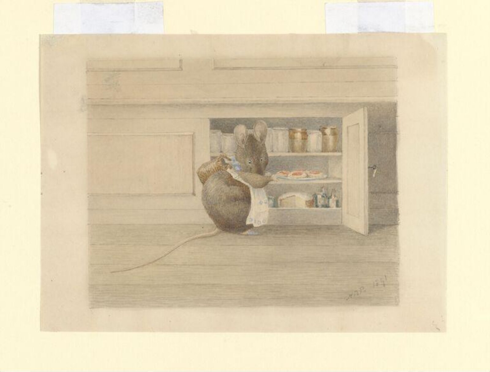 Watercolour, Beatrix Potter, 1891