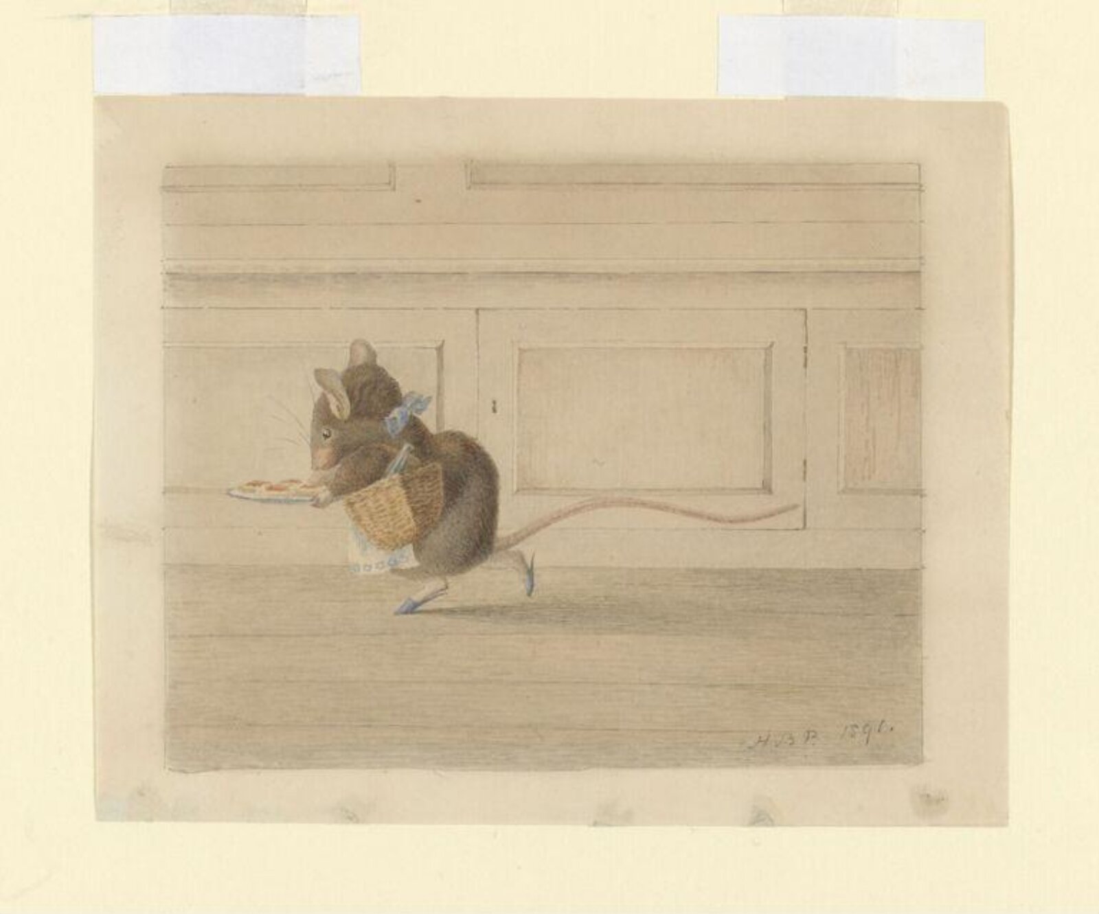 Watercolour, Beatrix Potter, 1891