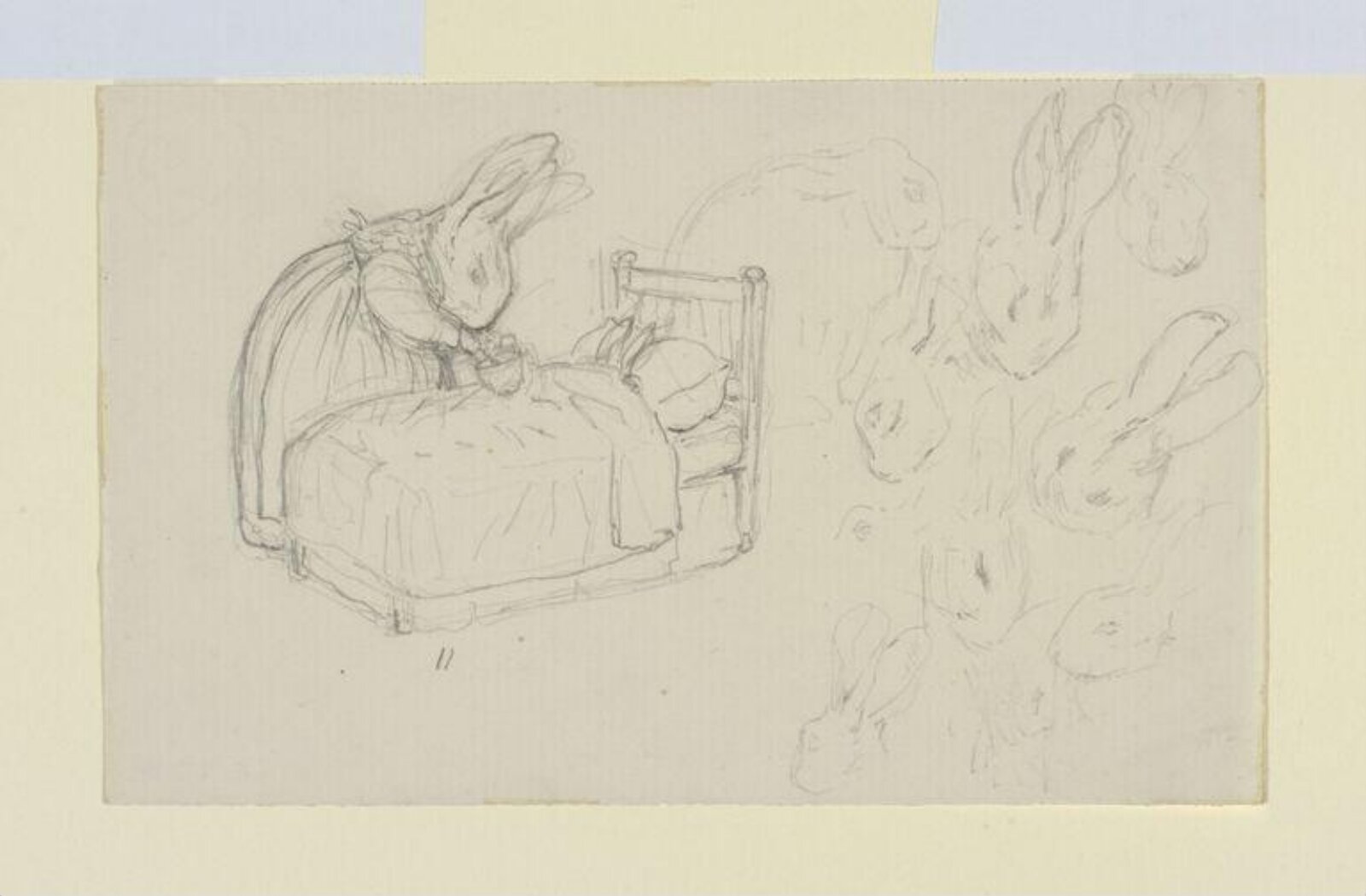 drawing, Beatrix Potter, 1901