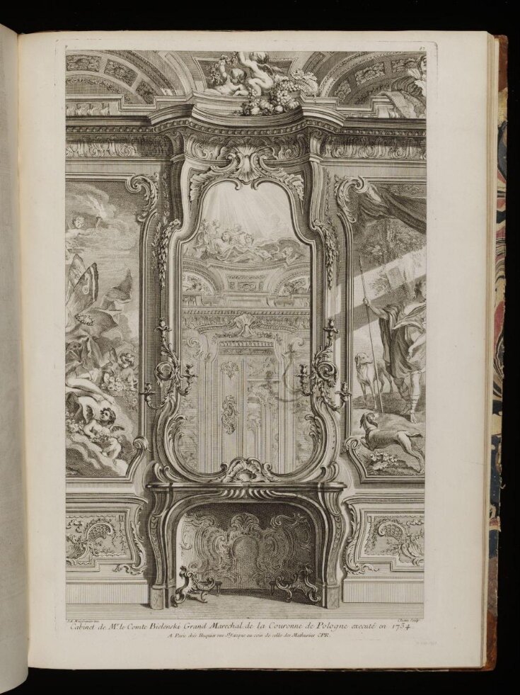 Cabinet de Mr. le Comte Bielenski Grand Marechal de la Couronnede top image