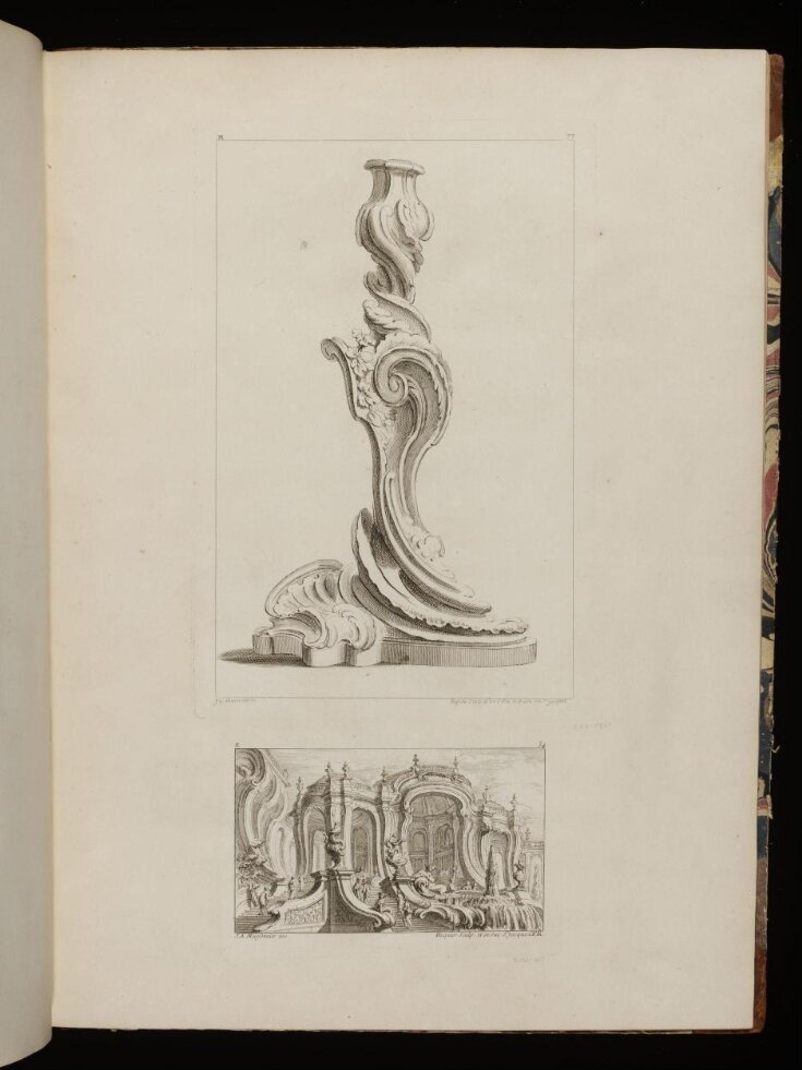 Cinquiéme Livre d'Ornamens Inventés par J. A. Meissonnier et Gravé par Huquier top image