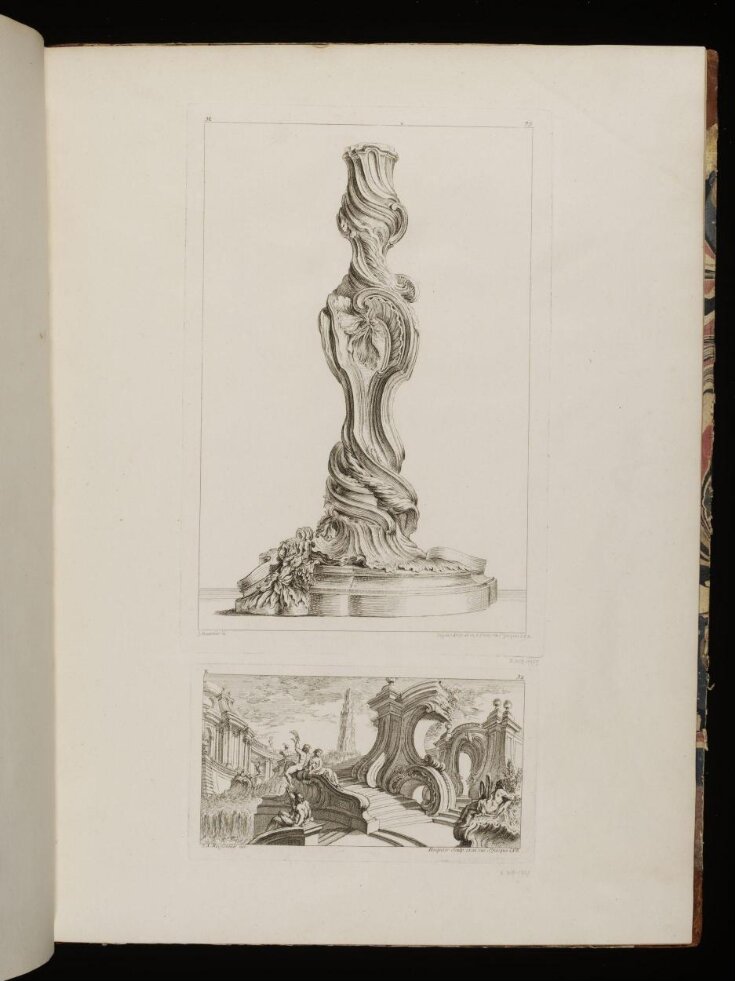 Cinquiéme Livre d'Ornamens Inventés par J. A. Meissonnier et Gravé par Huquier top image